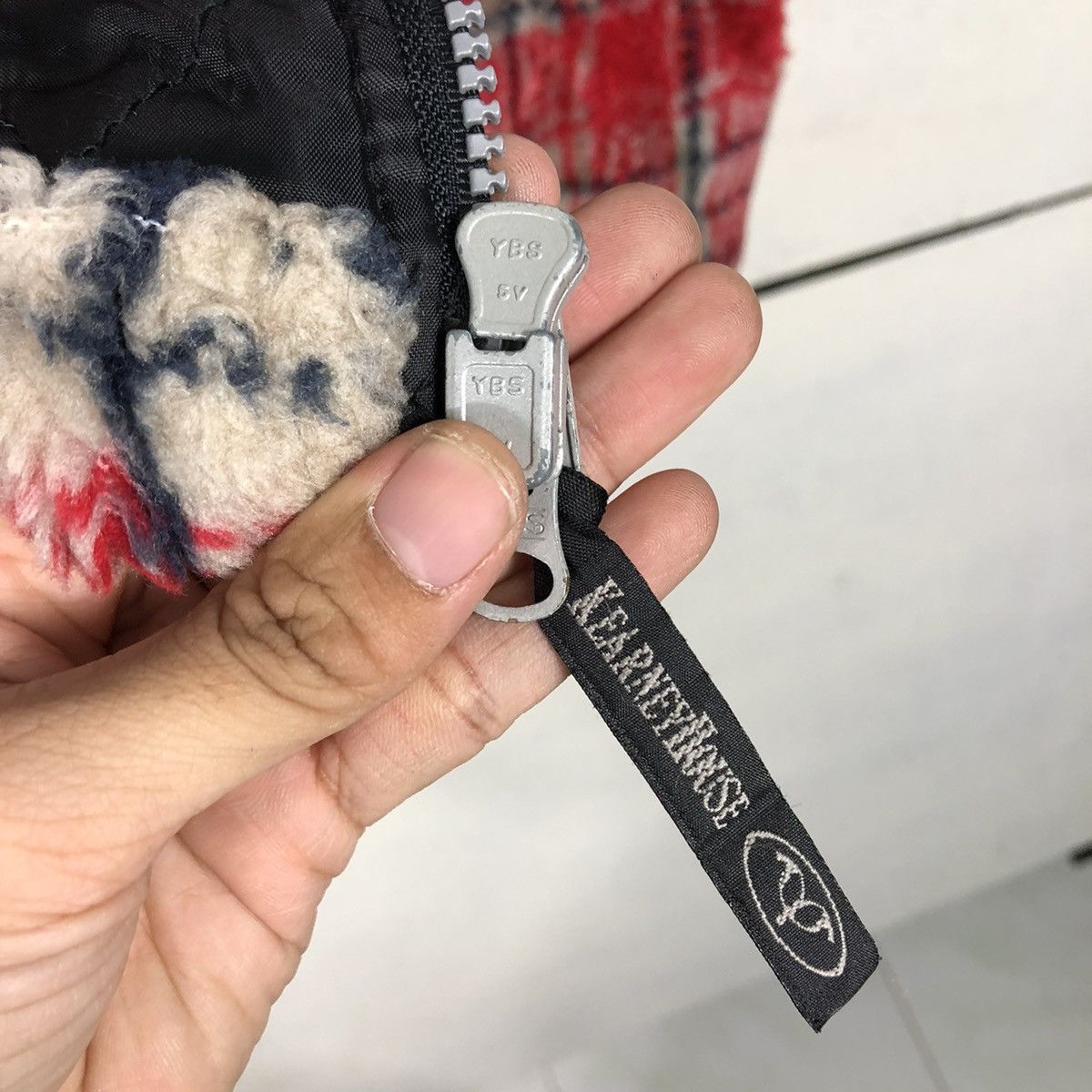 Hysteric Glamour 🔥VINTAGE ZIPPER JACKET FLEECE SHERPA KEARNEY HOUSE TARTAN Size US L / EU 52-54 / 3 - 19 Thumbnail