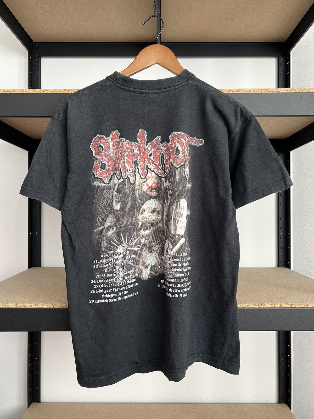 Band Tees Vintage 2008 Slipknot All Hope Is Gone Nu Metal Band T-shirt Size US M / EU 48-50 / 2 - 2 Thumbnail