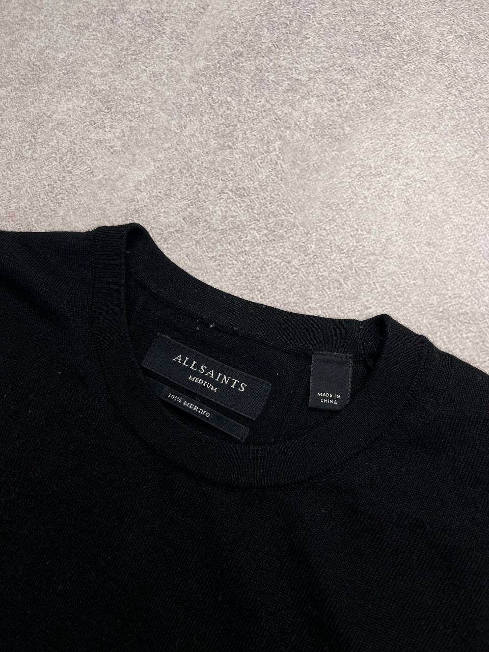 Allsaints Allsaints Archival Black Knit Sweater Y2K M Size US M / EU 48-50 / 2 - 3 Thumbnail
