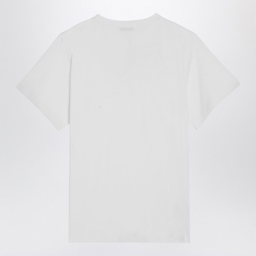 Max Mara o1d2blof0824 Cotton T-Shirts in White Size XS / US 0-2 / IT 36-38 - 2 Thumbnail