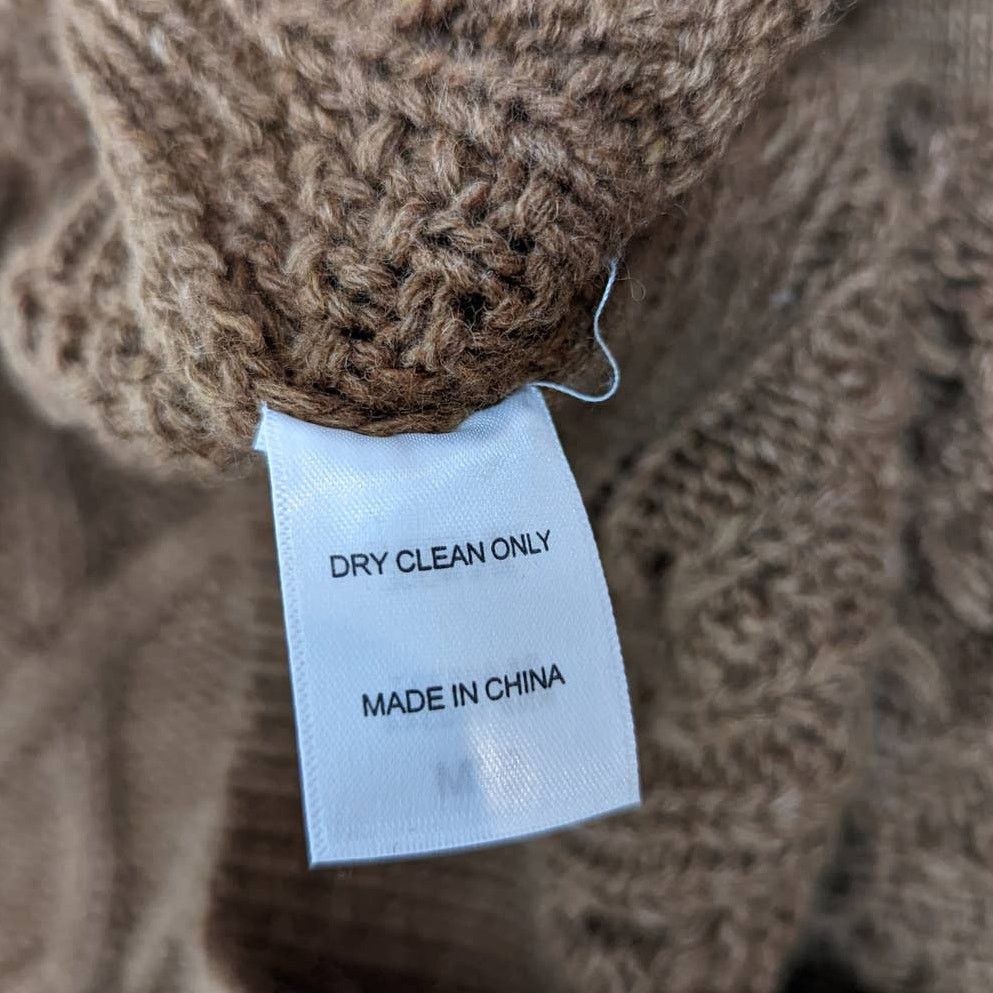Other Beige Botany Cable Knit Wool Blend Sweater Brown Size Small Size S / US 4 / IT 40 - 6 Thumbnail