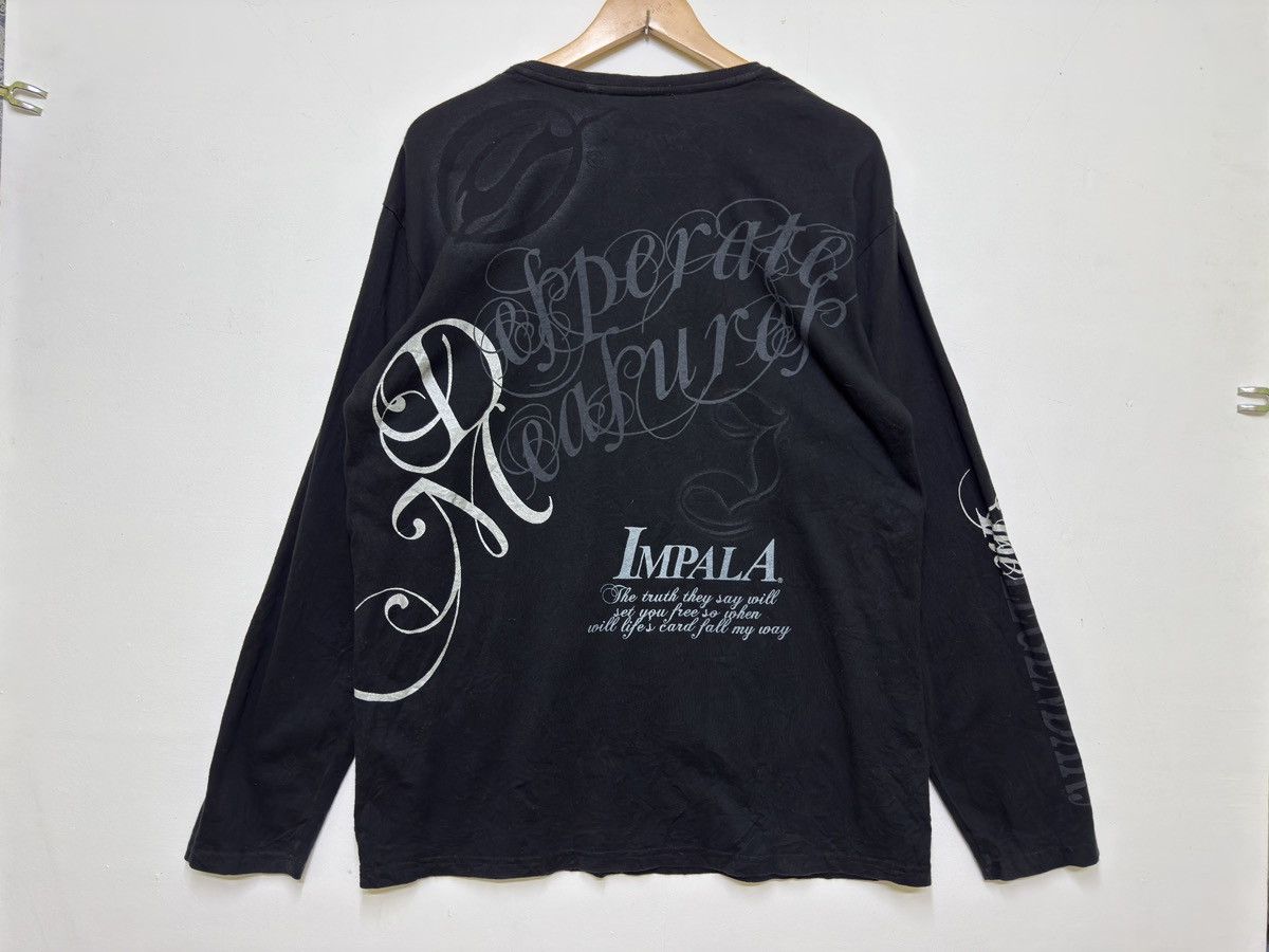If Six Was Nine Impala Desperate Measures Graphic Tee Y2K Grunge Goth Fit Size US L / EU 52-54 / 3 - 10 Thumbnail