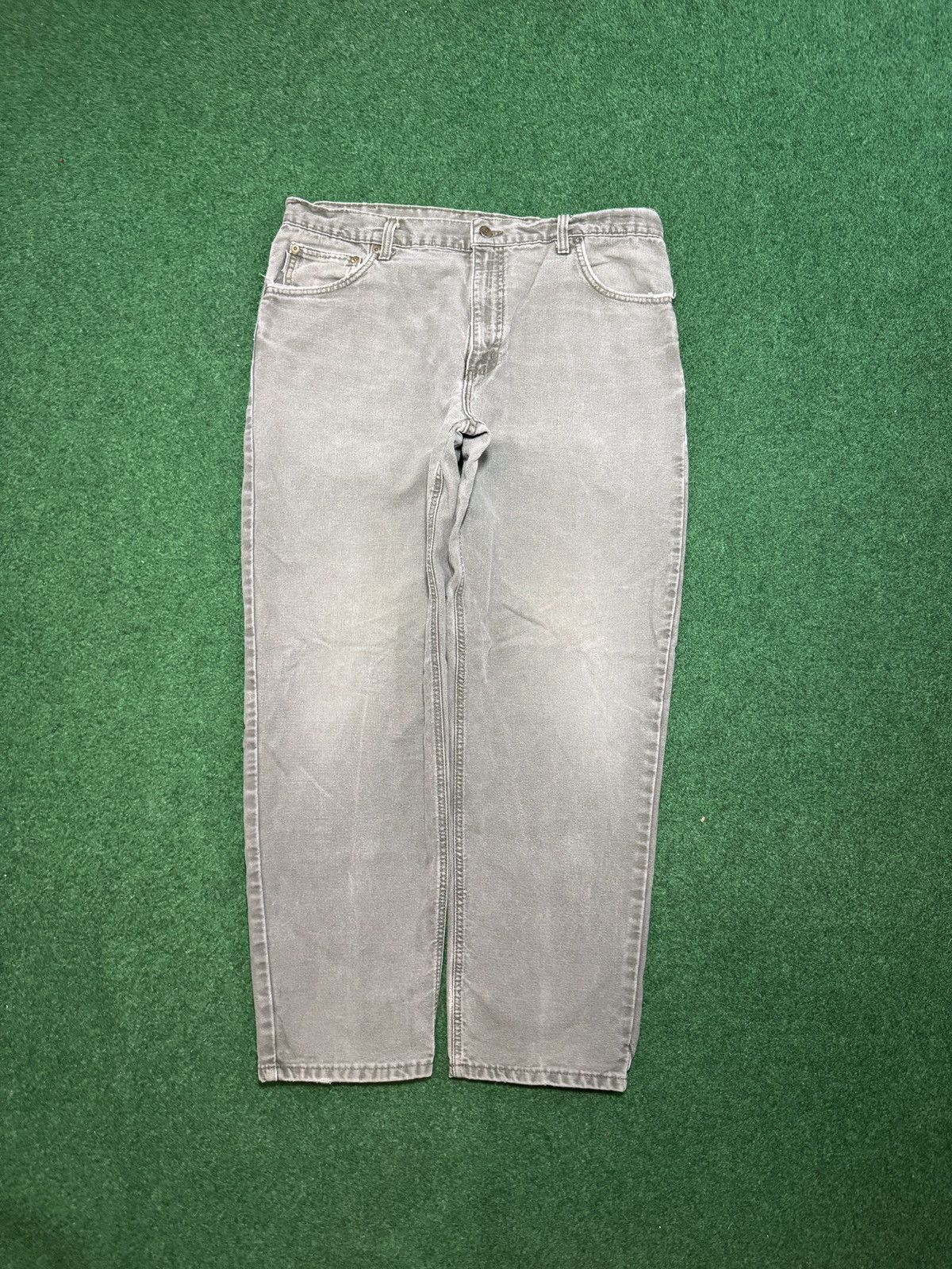 Carhartt Vintage 90s Carhartt Moss Green Faded Grunge Baggy Pants Size US 38 / EU 54 - 3 Thumbnail