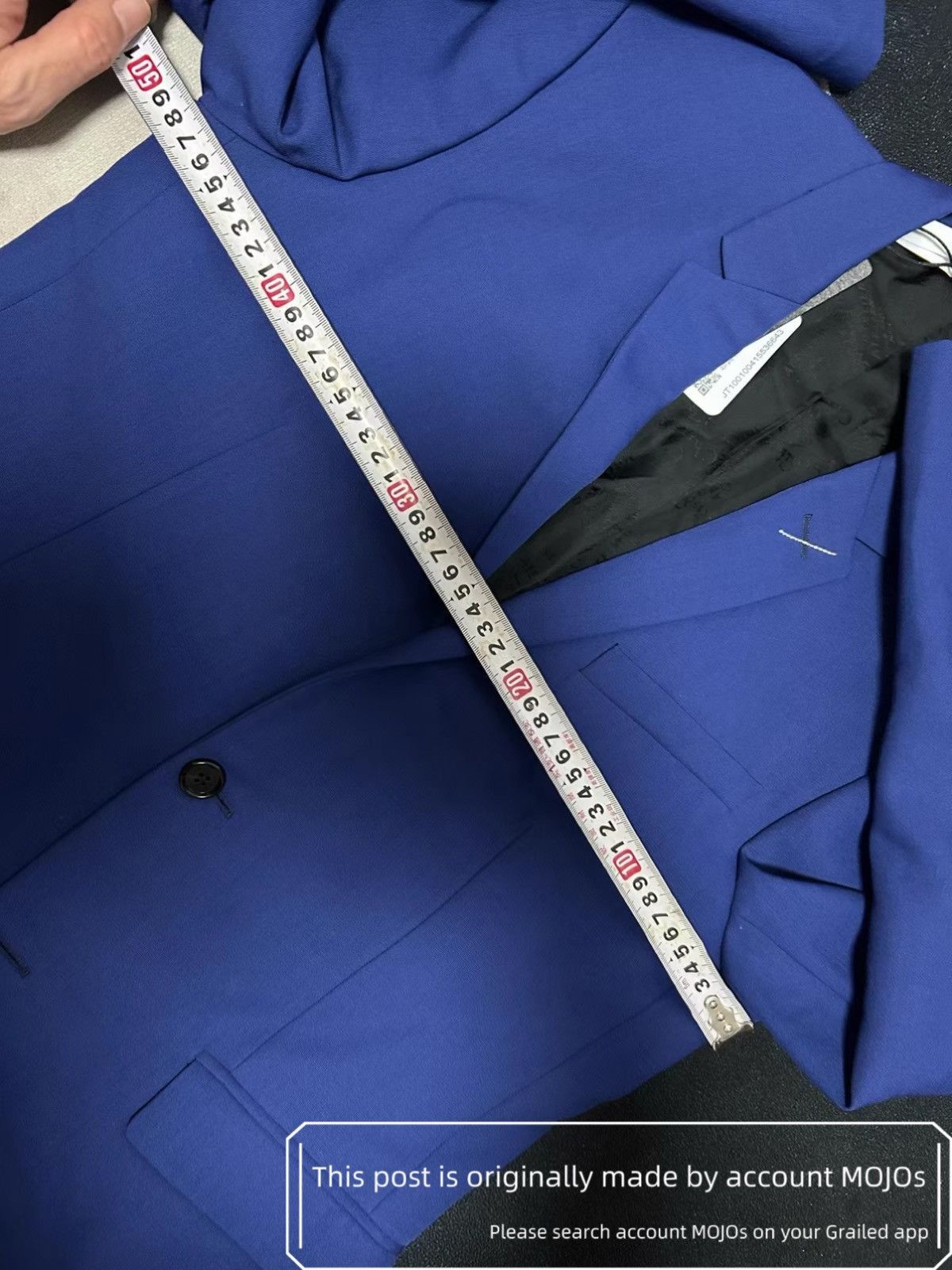 Dior Sz 46 Dior Lighting Blue Blazer mojos1123 Size US S / EU 44-46 / 1 - 3 Thumbnail