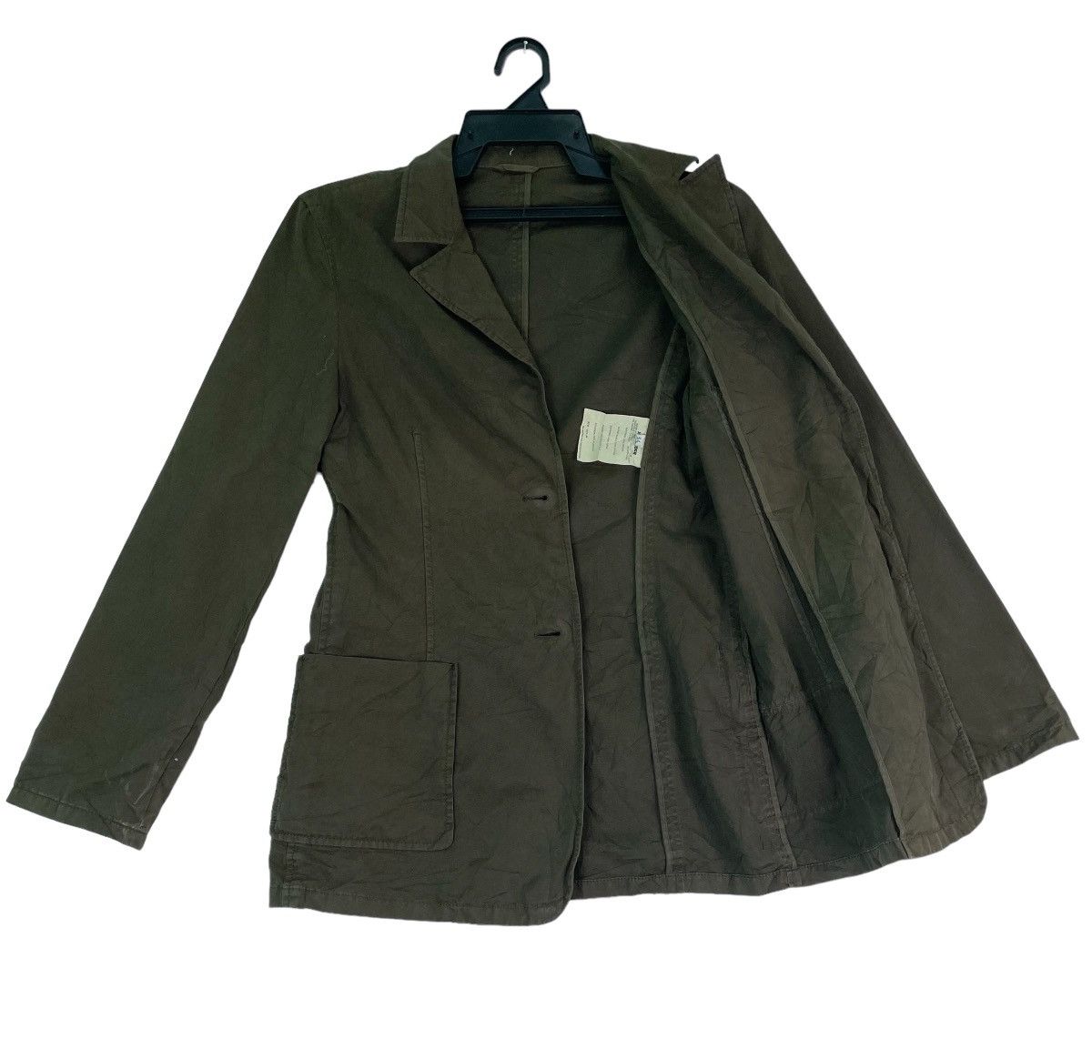 Jil Sander Vtg 90s Jil Sander patch pocket design jacket Size XXS / US 00 / IT 34 - 4 Thumbnail