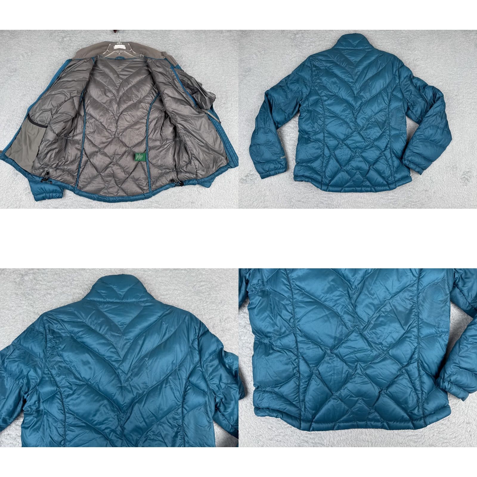 Vintage VINTAGE L.L. Bean Jacket Womens Small Blue Puffer 850 Goose Down Full Zip Mock Neck Stow Size S / US 4 / IT 40 - 9 Thumbnail