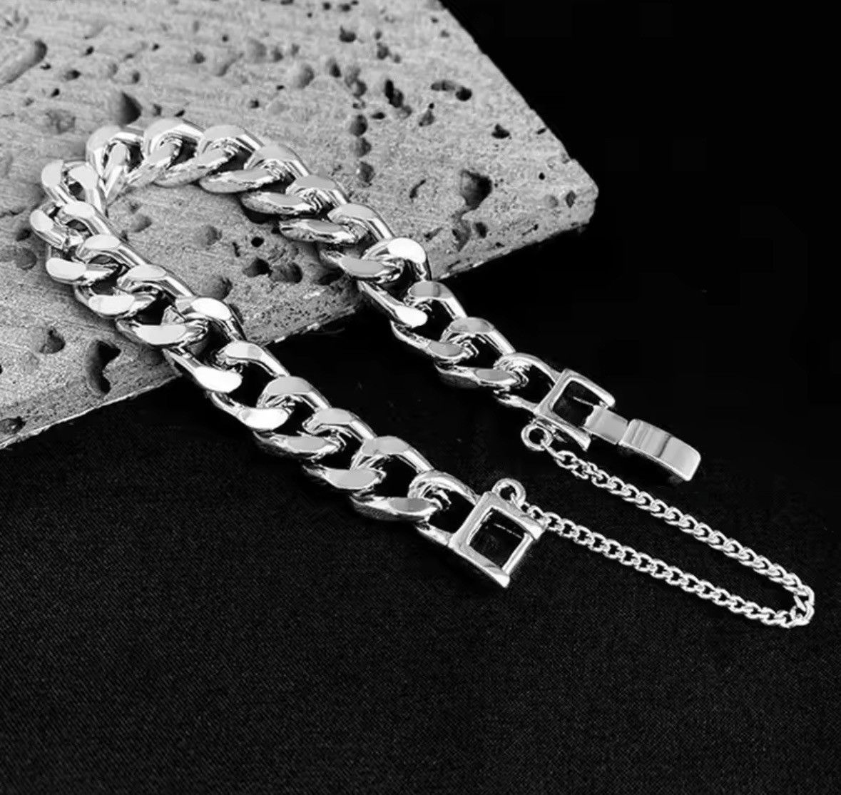 Jewelry Cuban link bracelet Size ONE SIZE - 2 Thumbnail