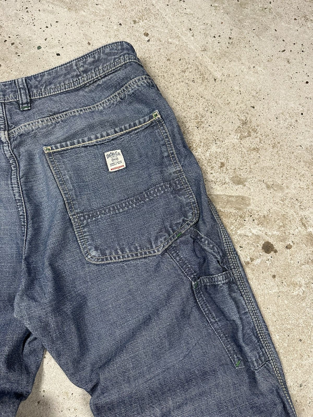 Diesel × Vintage Vintage 2001 Diesel Distressed Carpenter Denim Pants Jeans Size US 32 / EU 48 - 7 Thumbnail