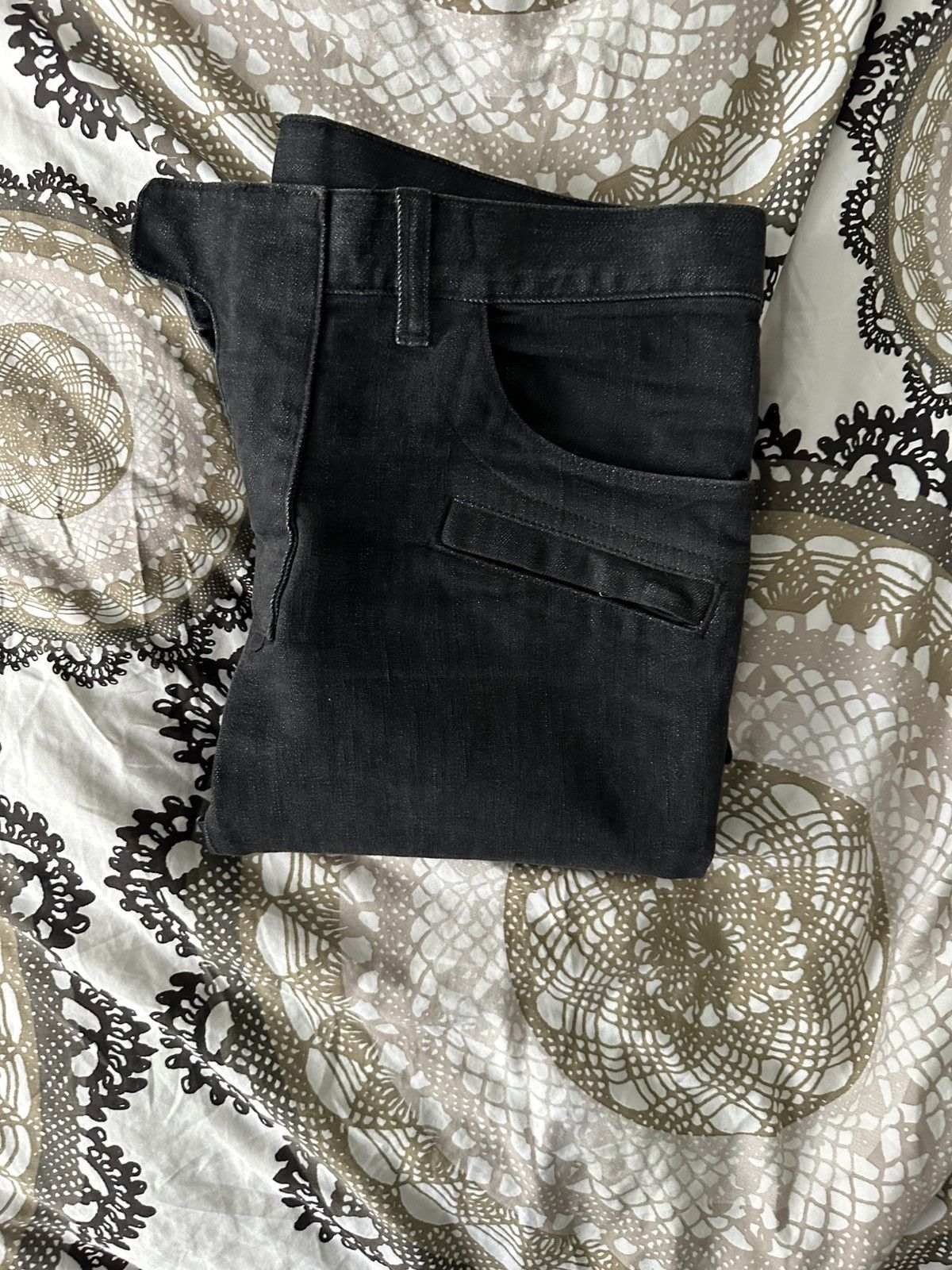 Balmain Balmain Grey Biker Jeans Size US 31 - 2 Thumbnail