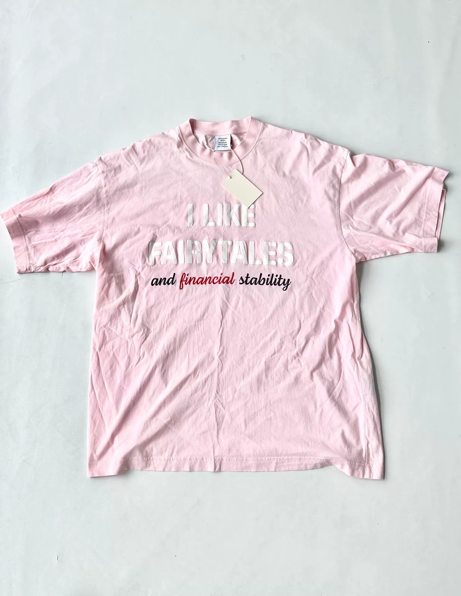 Vetements Vetements Want To Date Me Pink Slogan Tee Size S / US 4 / IT 40 - 1 Thumbnail