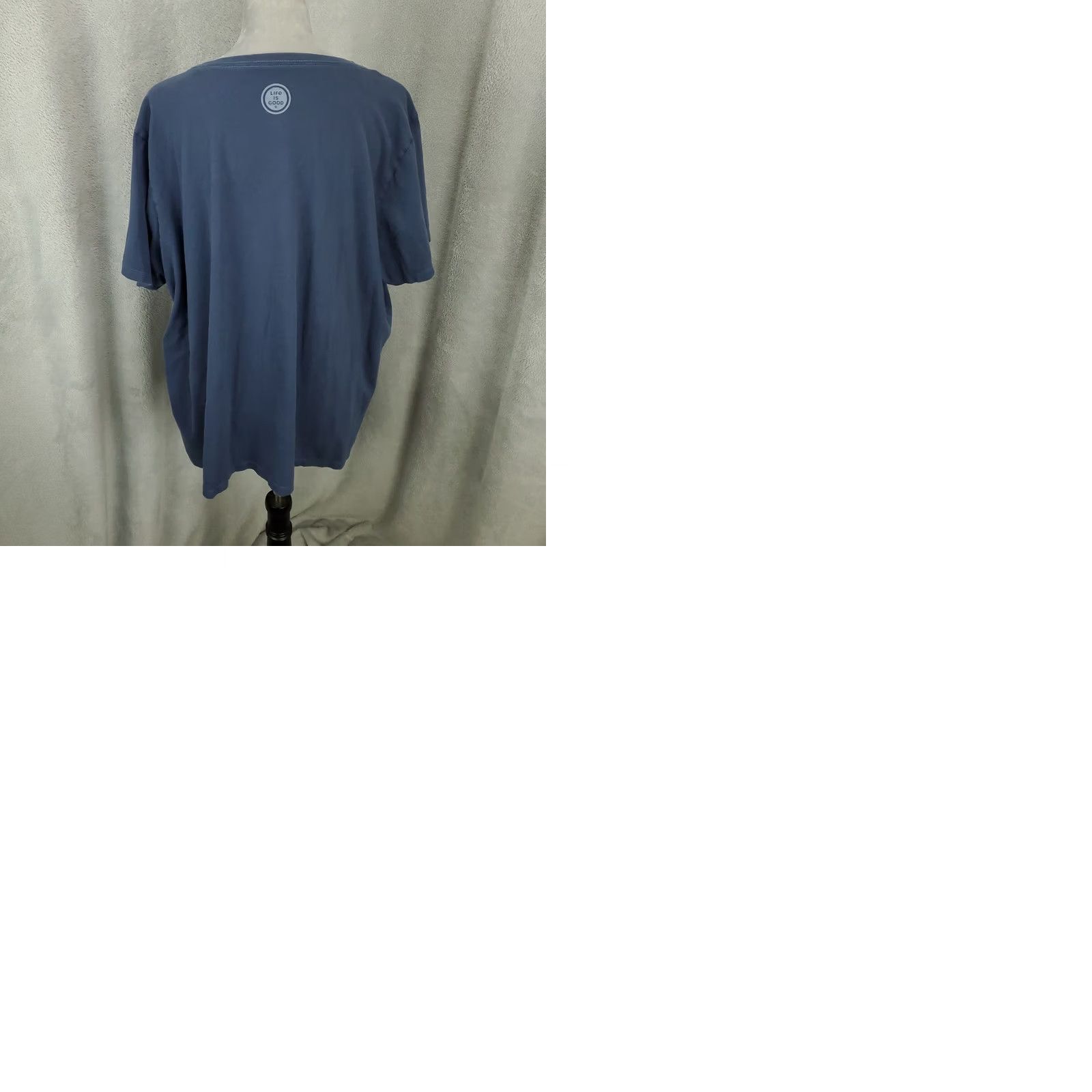 Life is Good Life is Good Shirt Womens 3XL Navy Love Heart Word Cloud Scoop Neck Tee XXXL Size XXL / US 16-18 / IT 52-54 - 9 Thumbnail