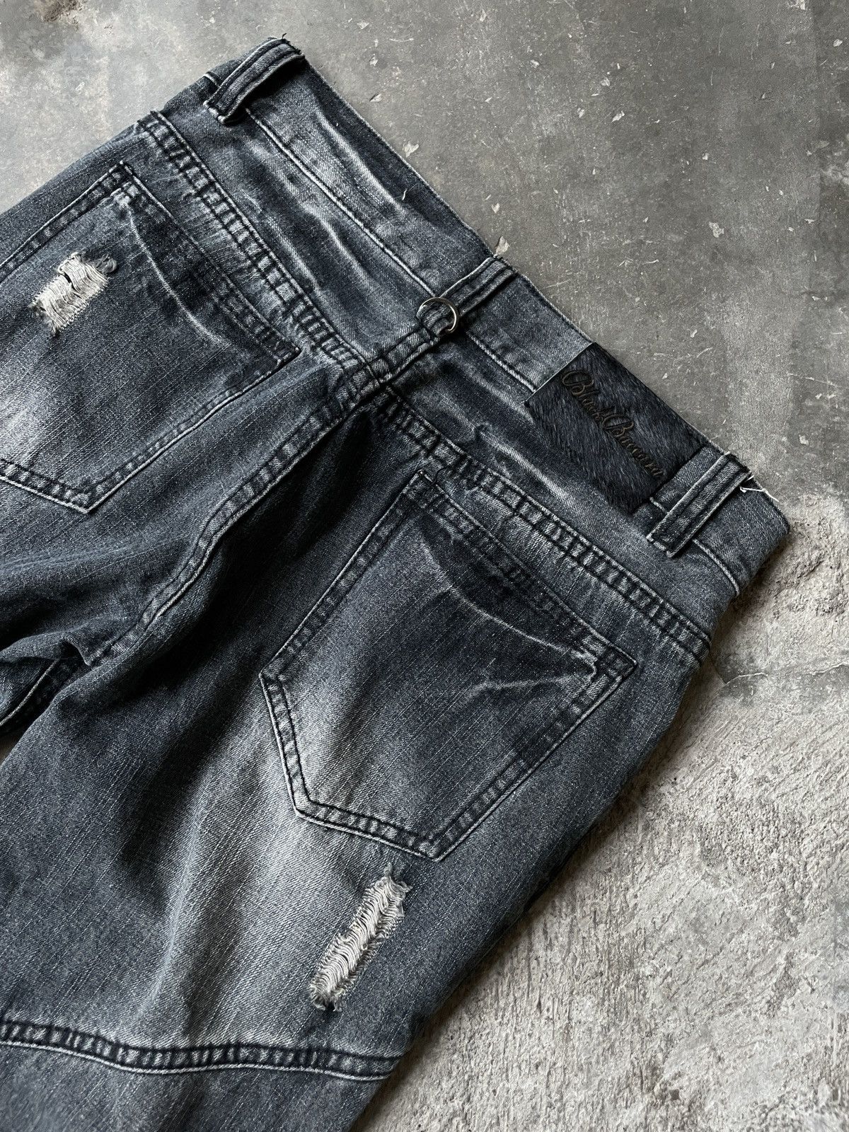 Japanese Brand Black baccara japanese brand bondage jeans Size US 28 / EU 44 - 7 Thumbnail