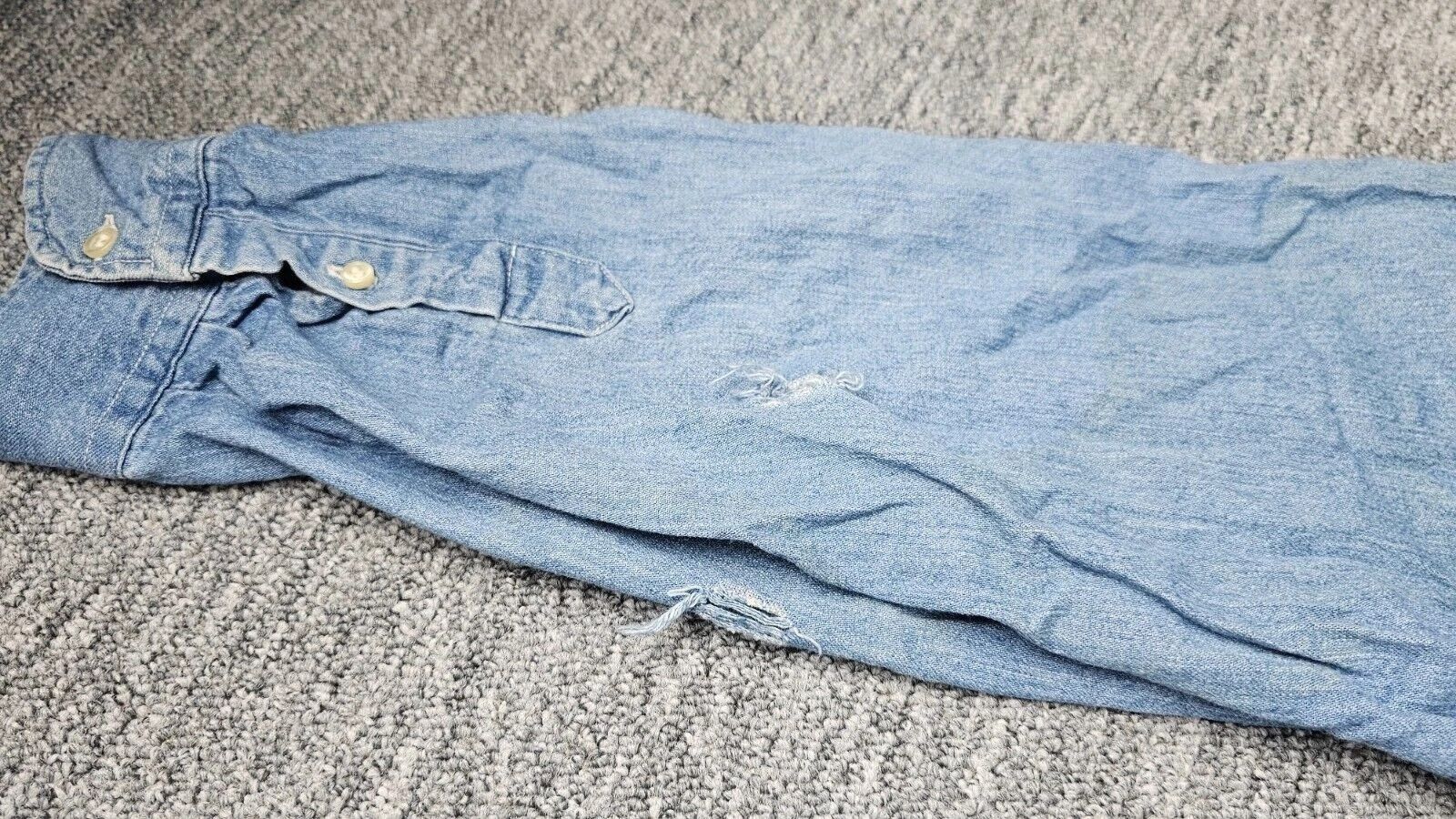 Other 90s Disney Paris Donald Duck Embroidered Denim Shirt L 90s Size US L / EU 52-54 / 3 - 9 Thumbnail