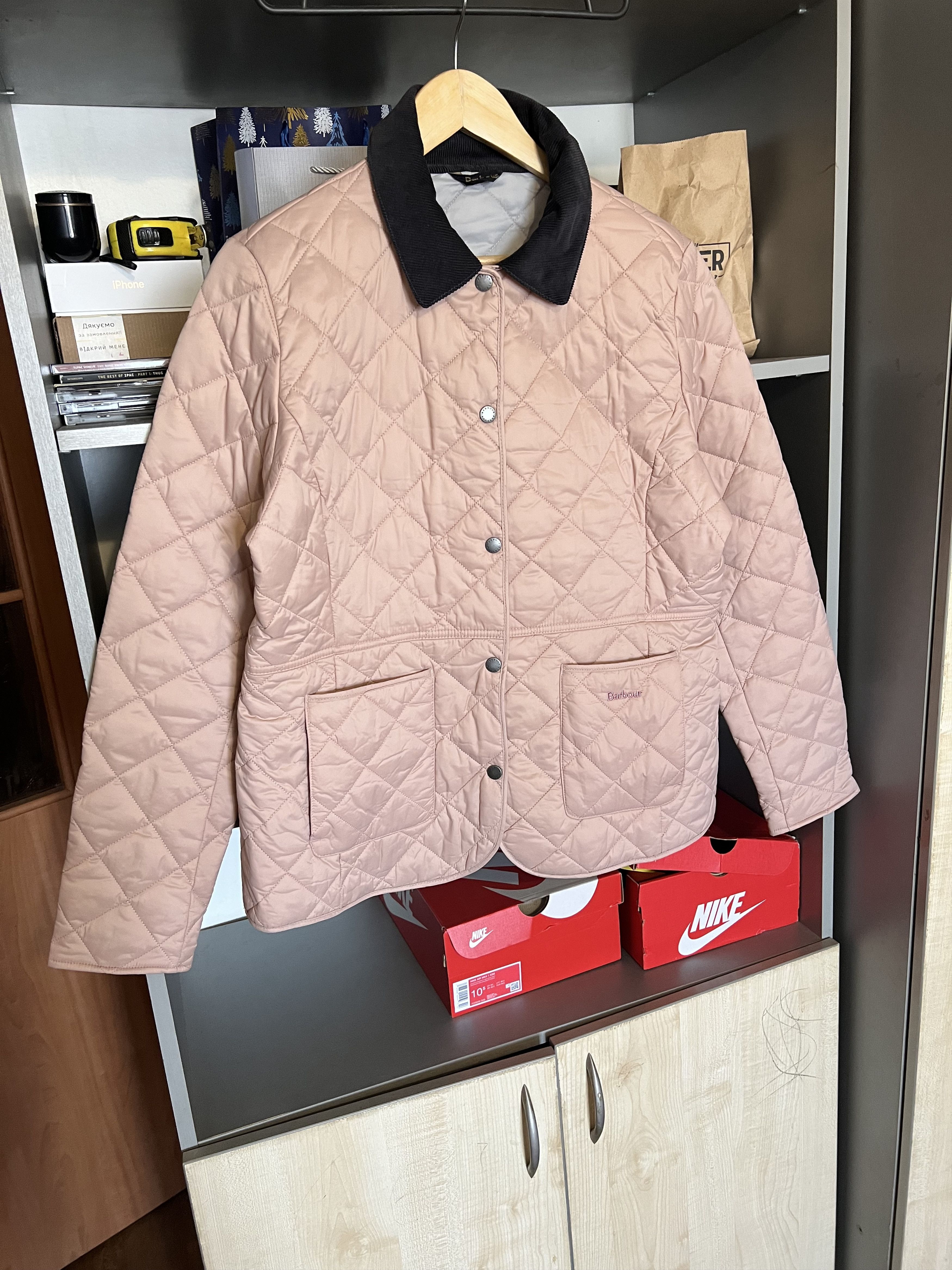 Barbour Vintage Barbour International Deveron Quilt Jacket Casual Size XL / US 12-14 / IT 48-50 - 1 Thumbnail