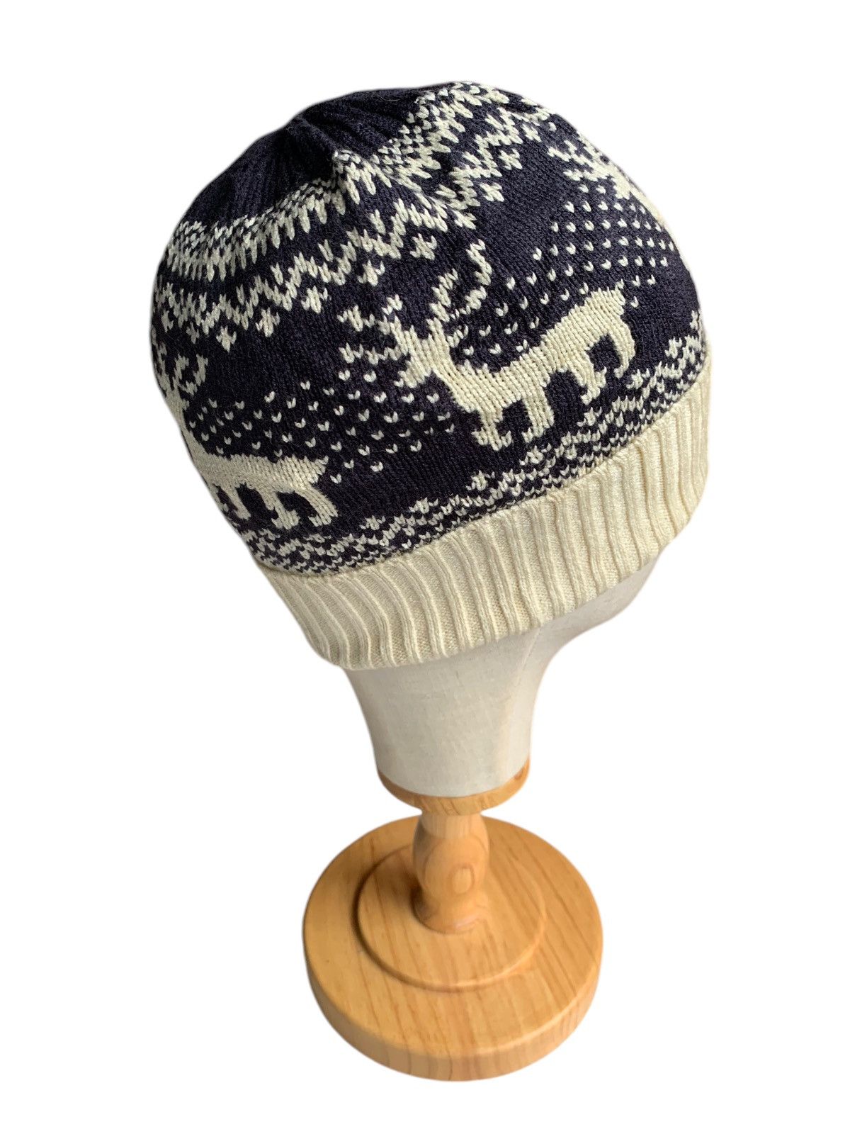 Japanese Brand × Kapital × Vintage Knitted Uniqlo Rare Design Winter Sessions Beanie Hats Size ONE SIZE - 7 Thumbnail
