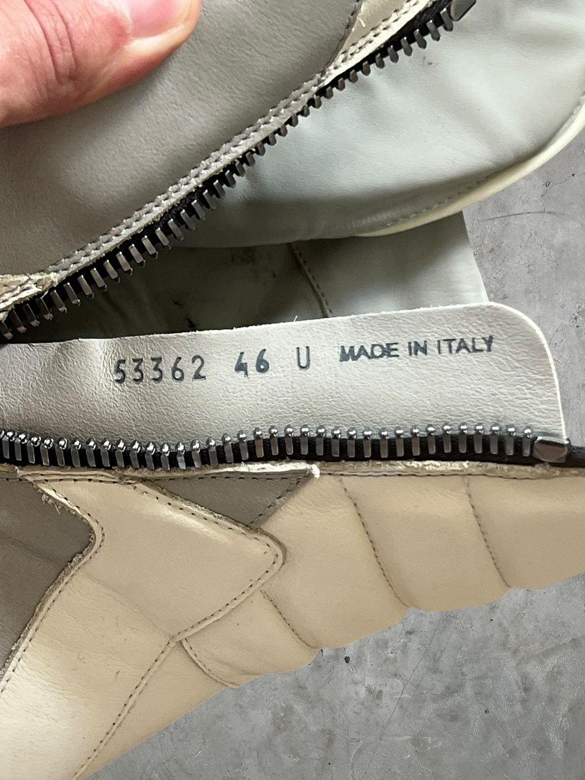 Rick Owens Rick Owens Leather Geobaskets Size US 13 / EU 46 - 8 Thumbnail