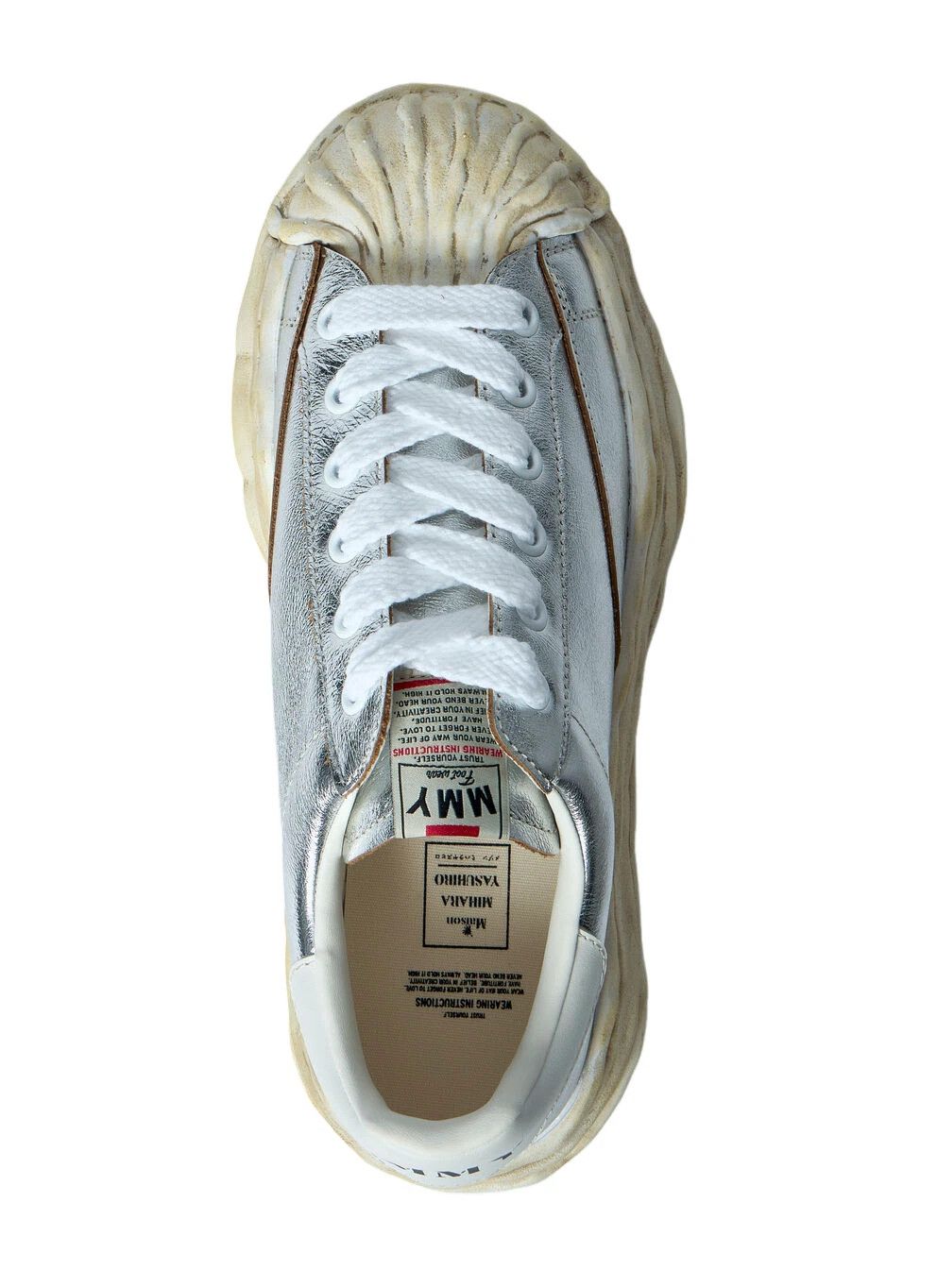 Other Mihara Yasuhiro Blakey Silver Sneakers New & Authentic Size US 10 / EU 43 - 5 Thumbnail