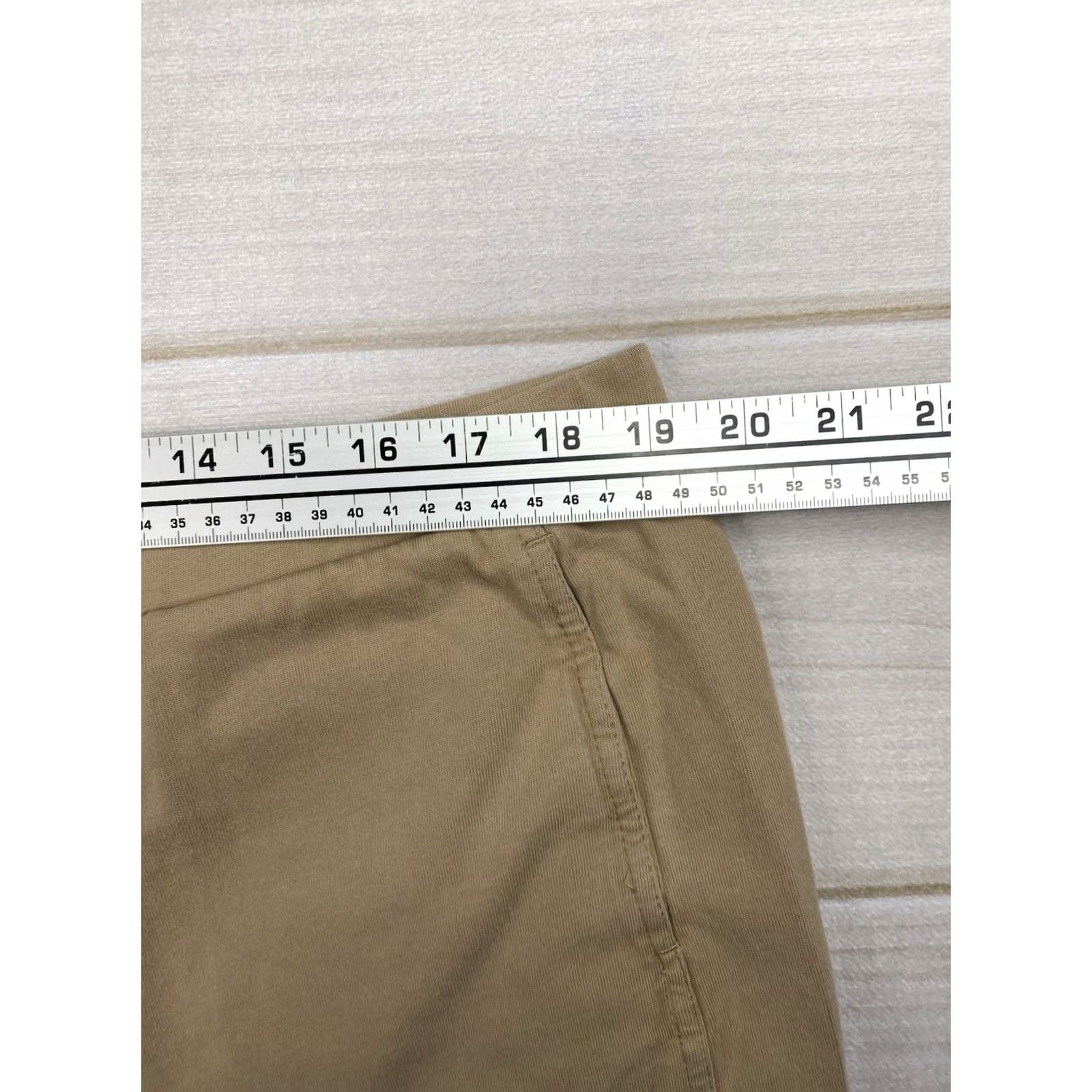 J. Jill J. Jill Pull On Shorts Womens XL Petite Tan Elastic Waist Cargo Pockets Knit Bermuda Beach Walking Summer 90s Mens Womens Size 40" / US 18 - 4 Thumbnail
