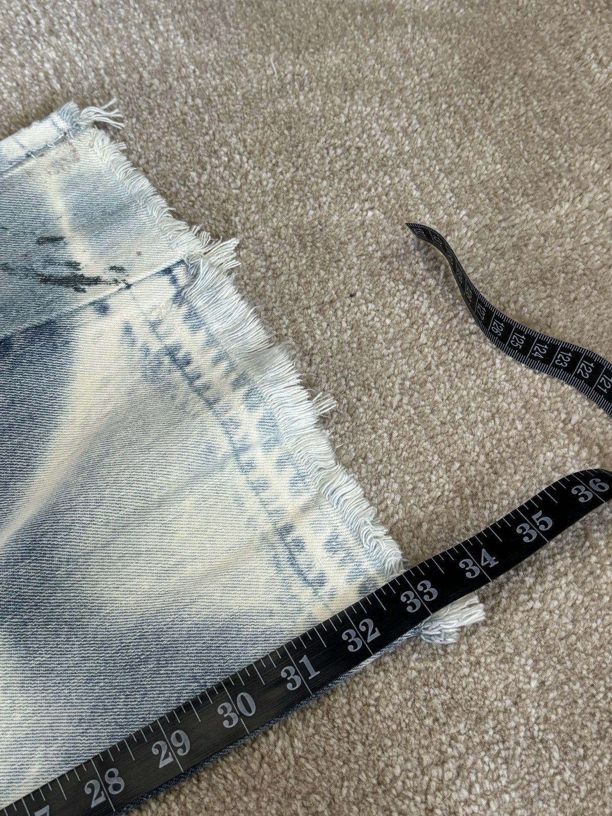 Gallery Dept. GALLERY DEPT | 37 | LEVI G PATCH LEATHER DENIM JEANS Size US 37 - 23 Thumbnail