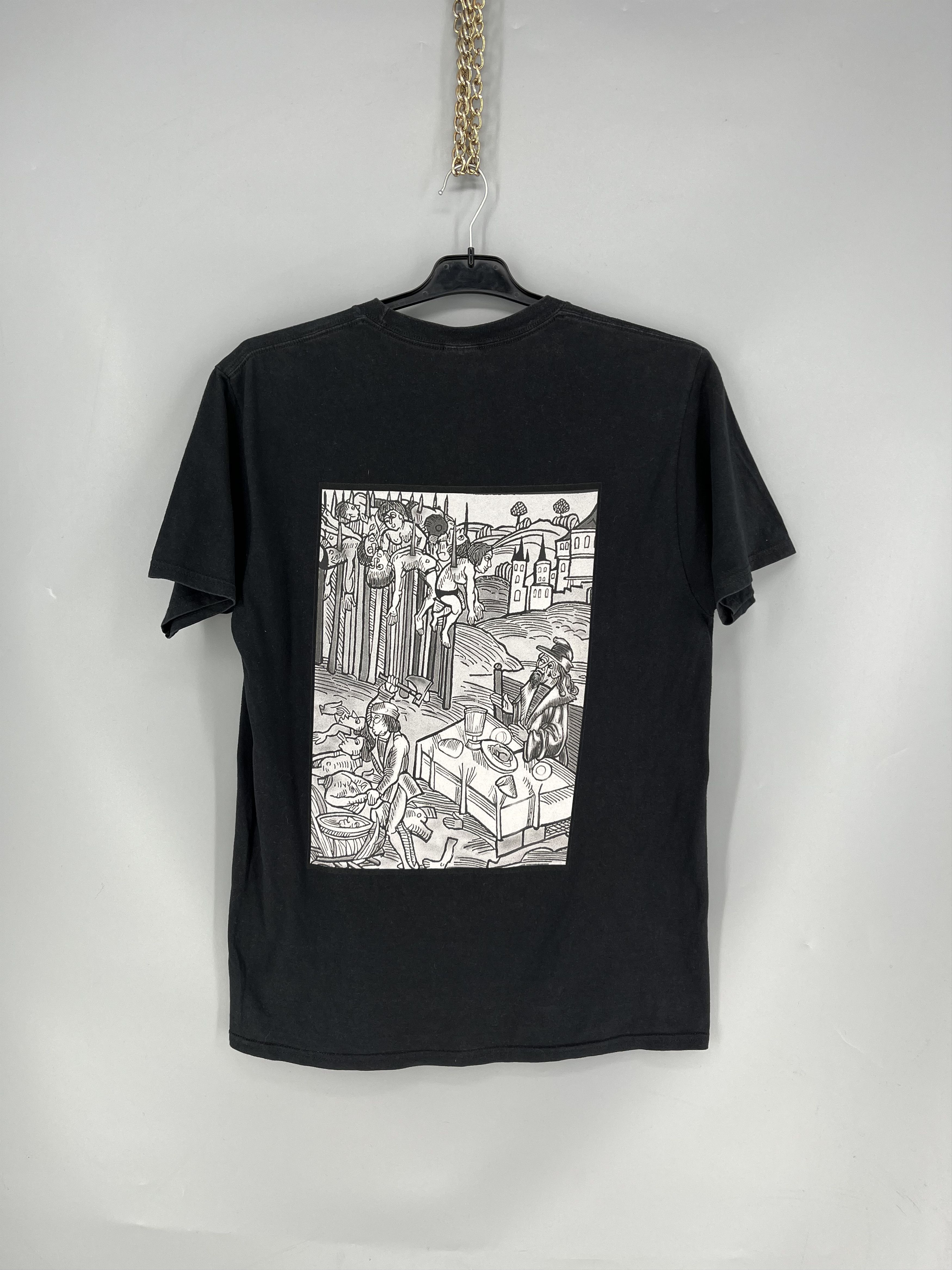 Vintage Vlad The Impaler The Real Dracula - Black Shirt M Size US M / EU 48-50 / 2 - 6 Thumbnail