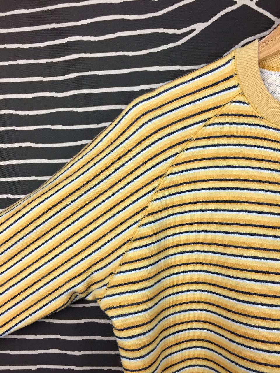 R.Newbold R. Newbold By Paul Smith Multi-Stripe Crewneck Sweatshirt Size US M / EU 48-50 / 2 - 4 Thumbnail