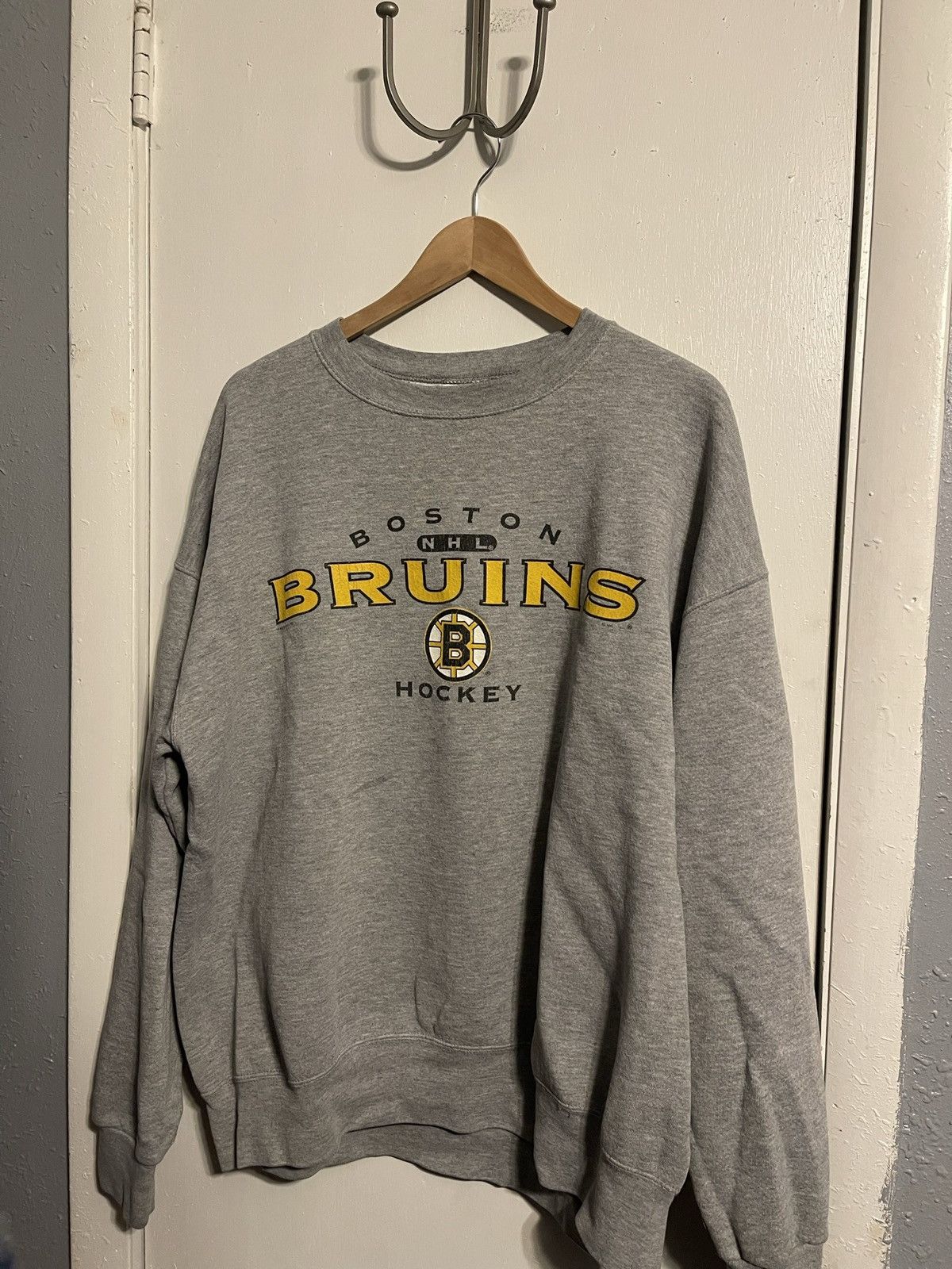 Lee Vintage Lee Bruins Sweater Size US XL / EU 56 / 4 - 1 Thumbnail