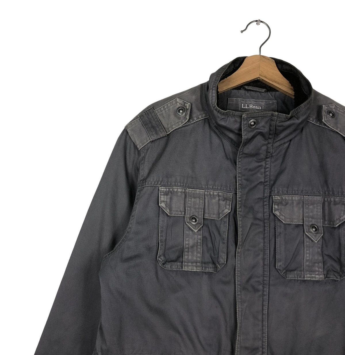 Japanese Brand 🔥VINTAGE BIKER JACKET L.L.BEAN MULTI POCKET CARGO Size US L / EU 52-54 / 3 - 7 Thumbnail