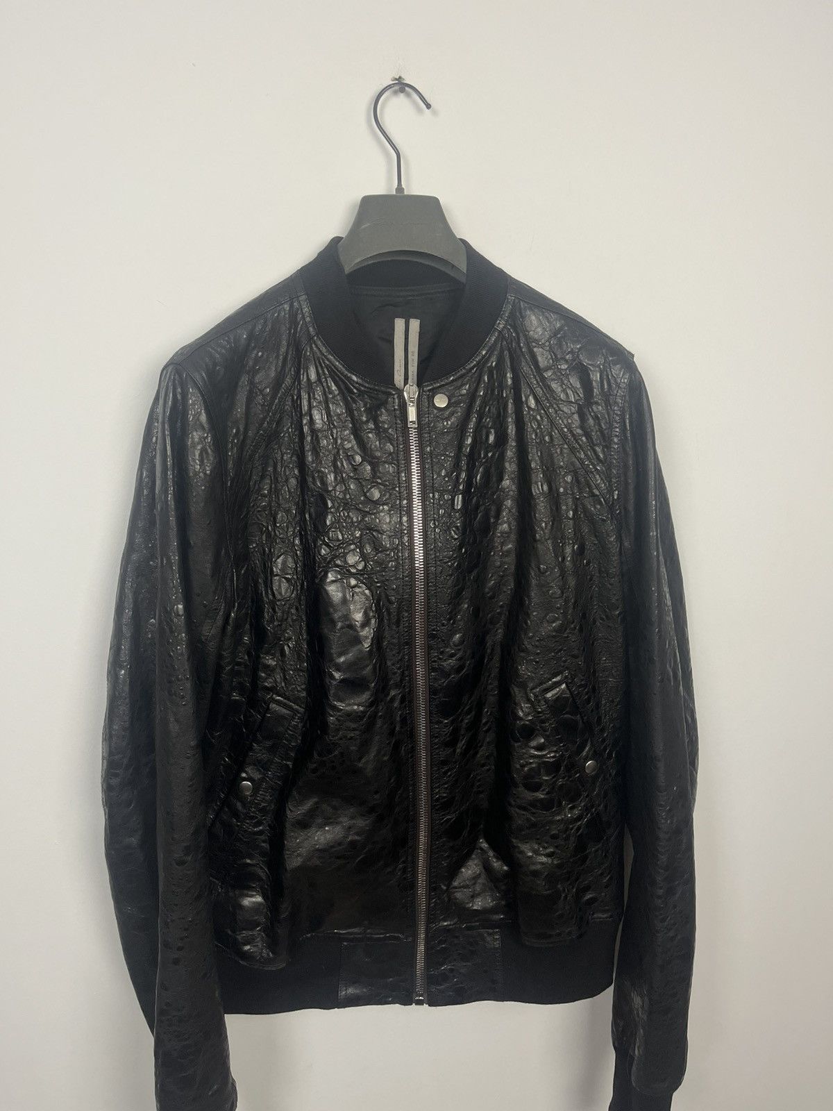 Rick Owens FW20 ‘PERFORMA’ Acid Lambskin Bomber Jacket Size US L / EU 52-54 / 3 - 2 Thumbnail