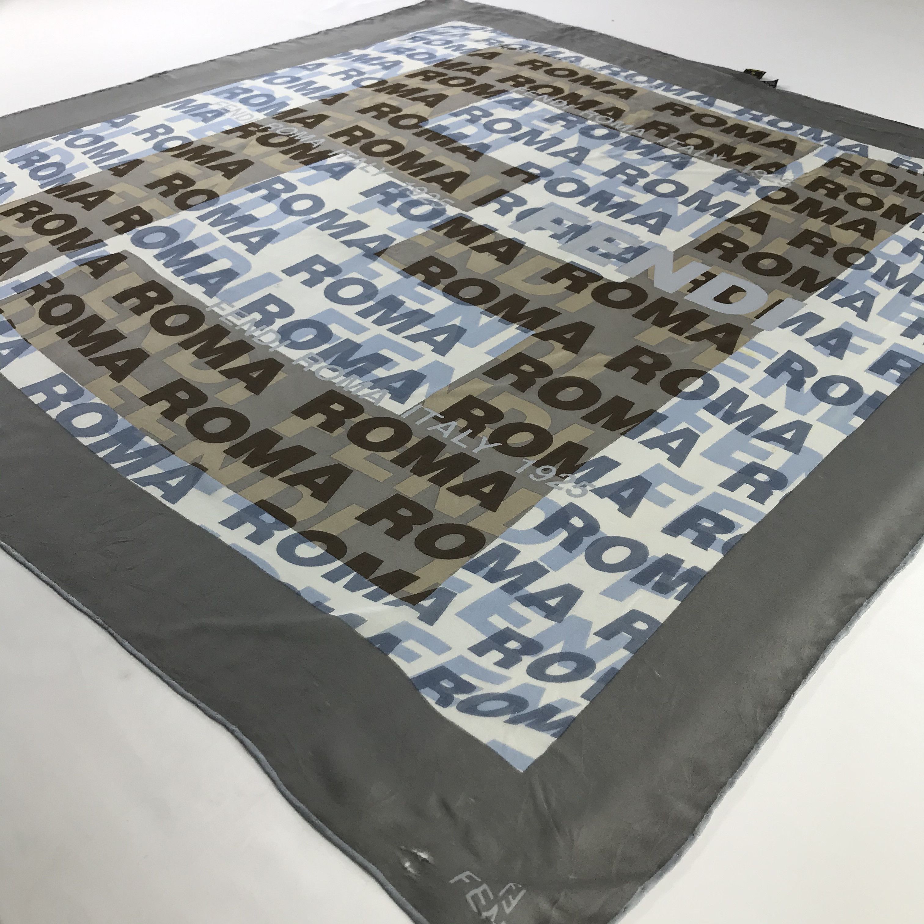 Vintage Vintage Fendi Silk scarf Size ONE SIZE - 3 Thumbnail