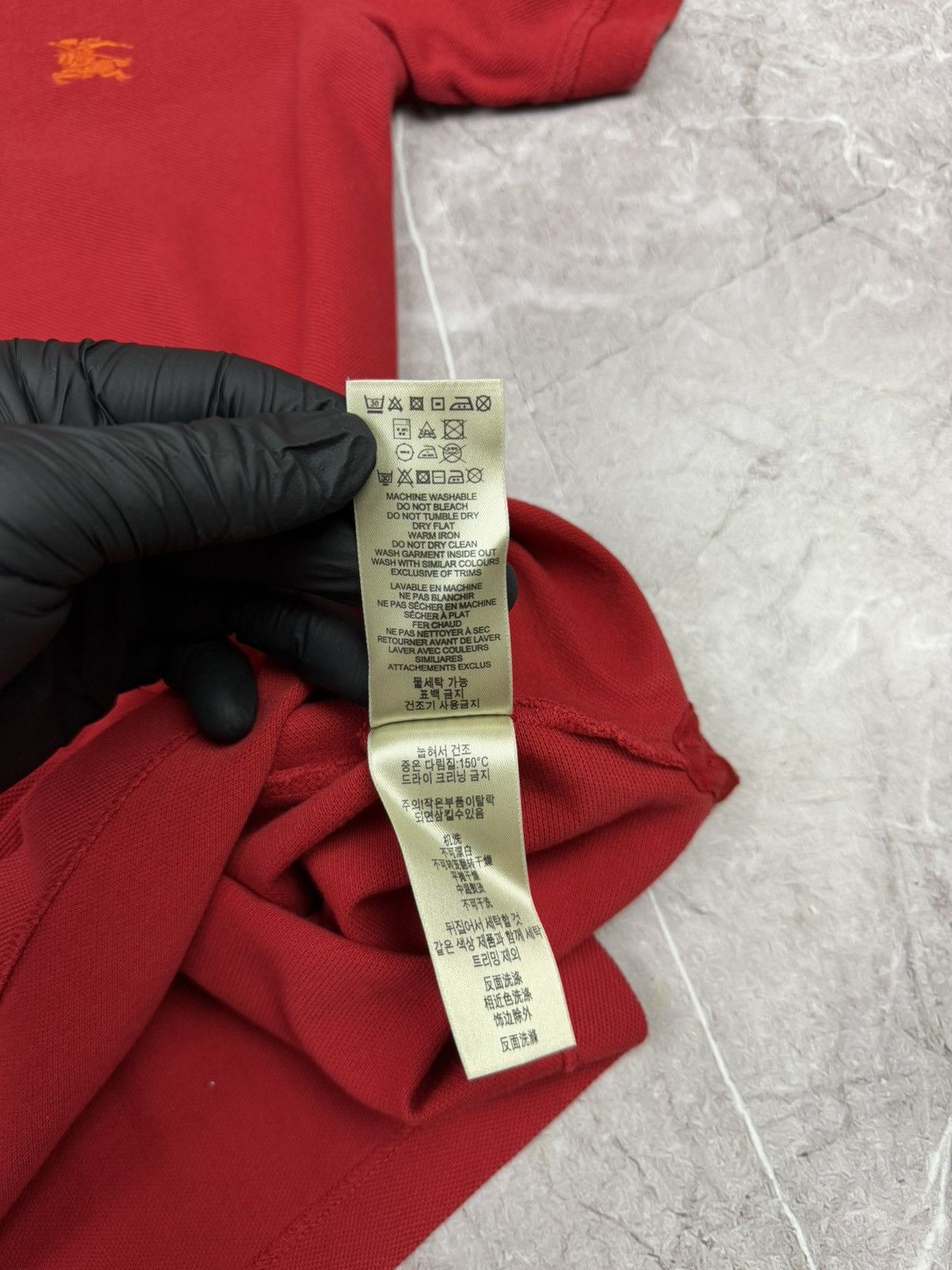 Burberry Burberry polo shirt / Red / Size S Size US S / EU 44-46 / 1 - 11 Thumbnail