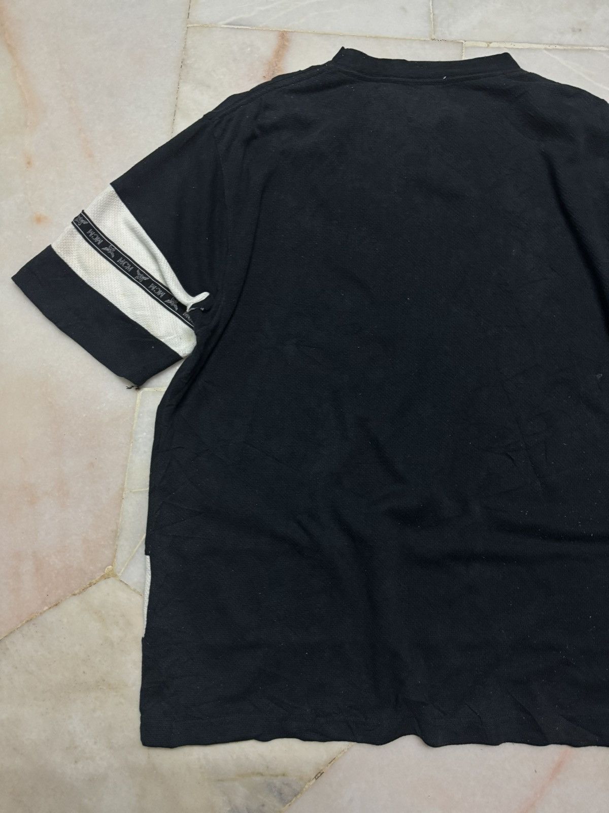 MCM THRASHED VINTAGE 90's MCM BLACK WHITE DIRTY FADED Size US L / EU 52-54 / 3 - 16 Thumbnail