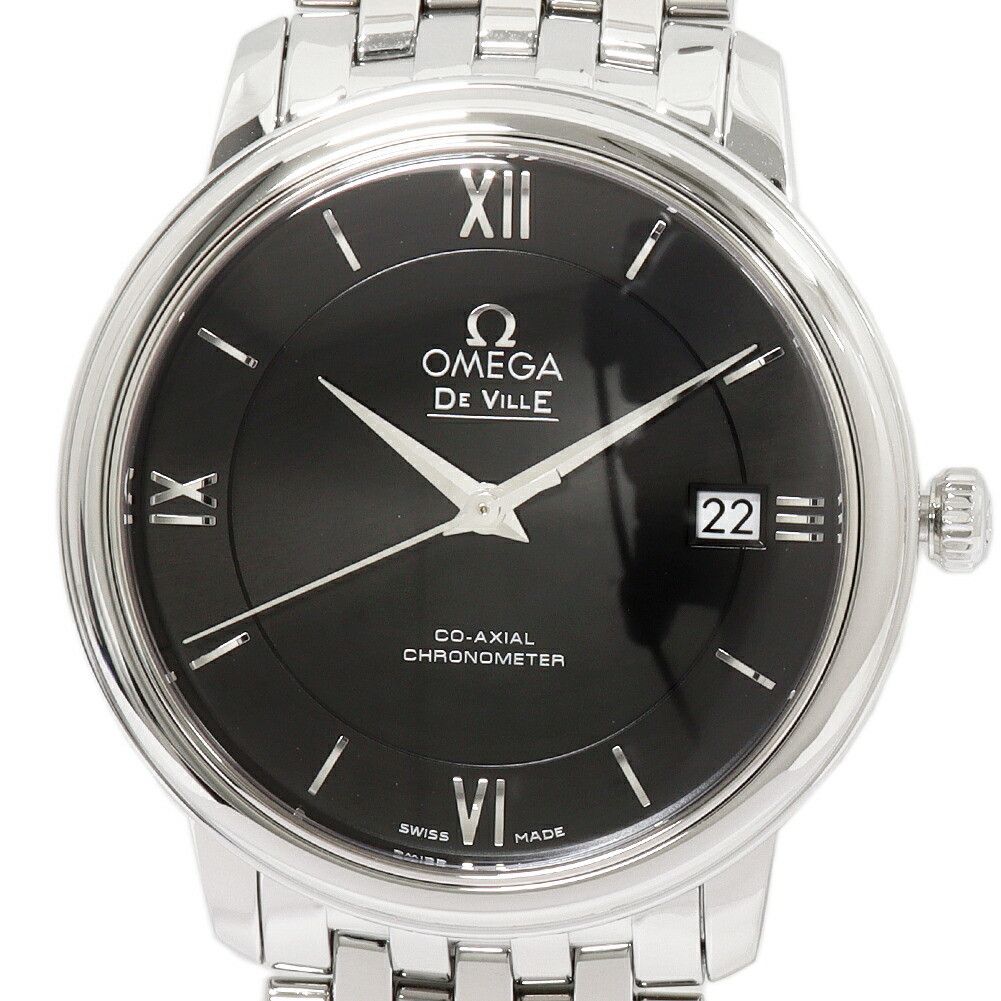 Omega Omega De Ville Prestige Stainless Steel Watch Metal Automatic 424.10.37.20.01.001 DUTY FREE for USA