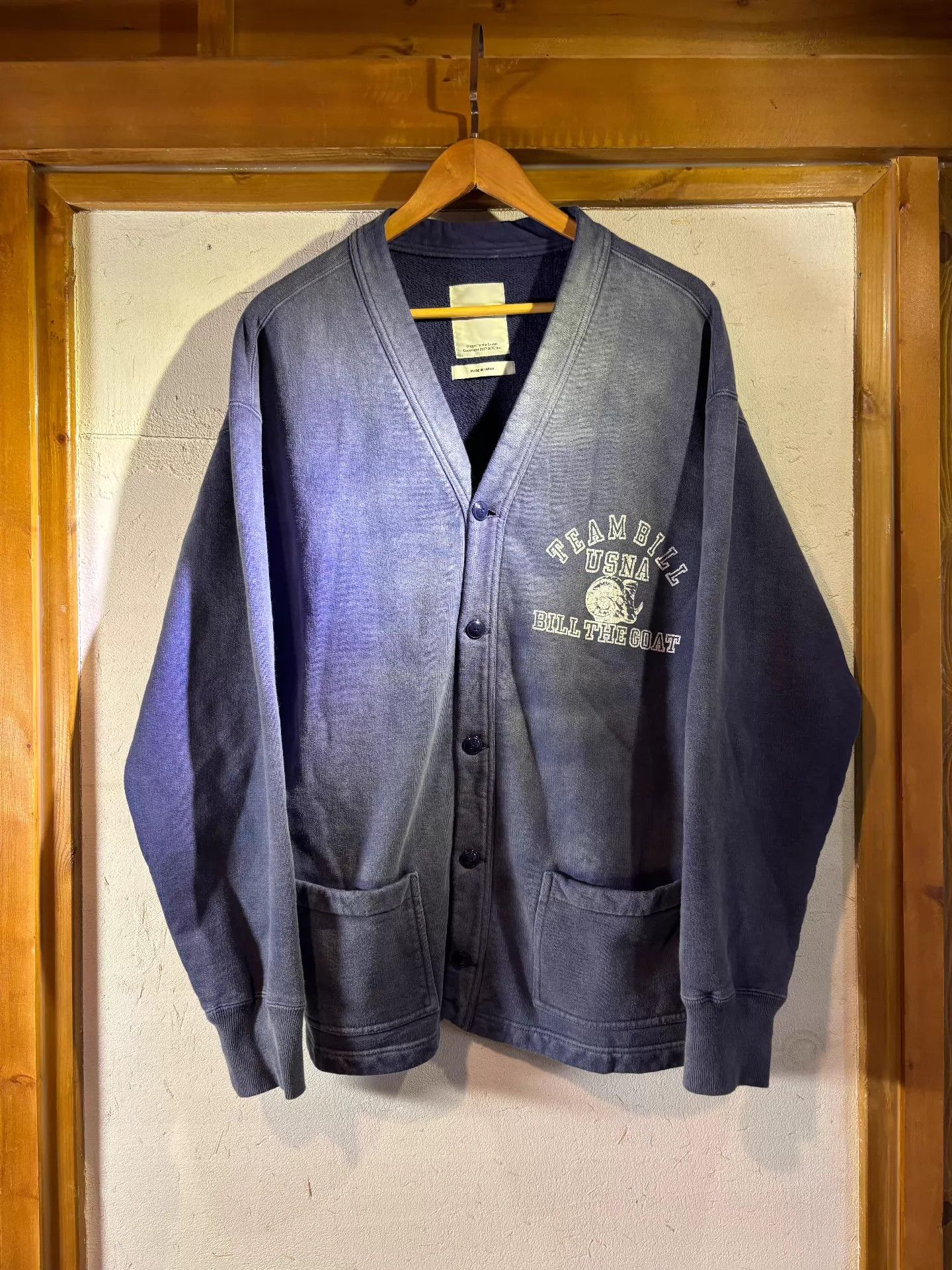 Other bowwow Distressed 70s Campus Sweatshirt Cardigan XL Size US XL / EU 56 / 4 - 1 Thumbnail