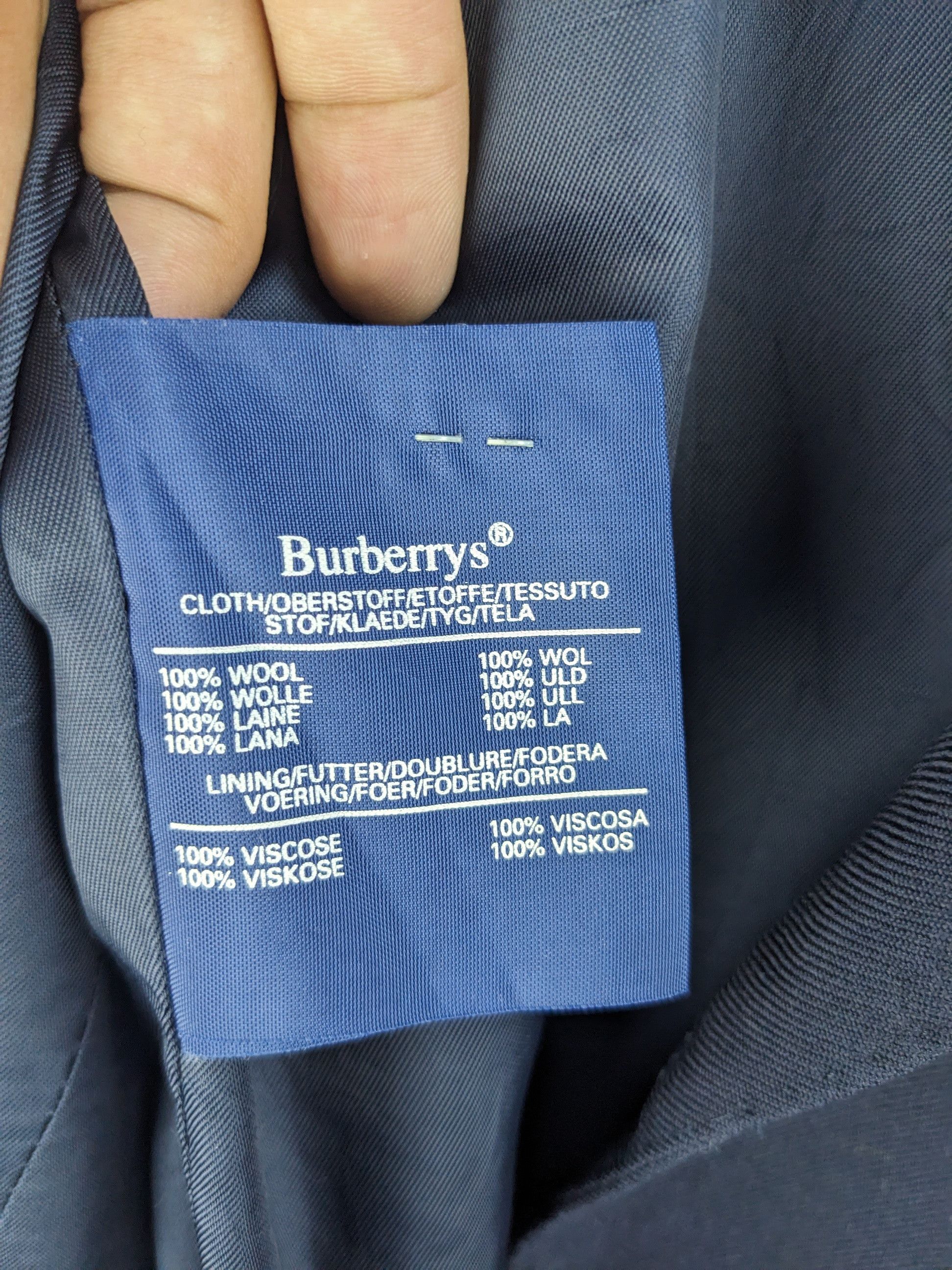 Burberry Burberry Wool Blazer Made In England Size 52S - 5 Thumbnail
