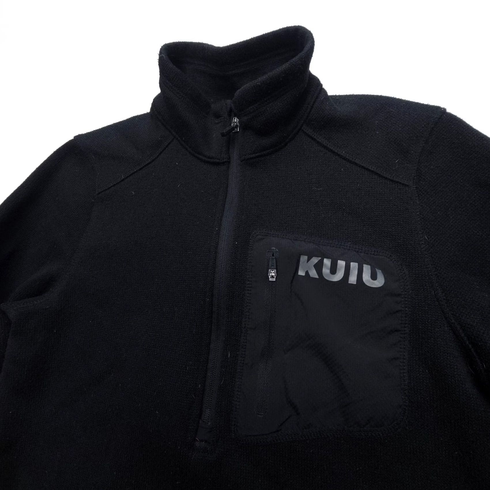 Vintage KUIU Base Camp High Loft Sweater Fleece Jacket Womens Small Hiking Camp Hunting Jacket Womens Small Black Fleece 1/2 Zip Outdoor Mens? Womens Size S / US 4 / IT 40 - 4 Thumbnail