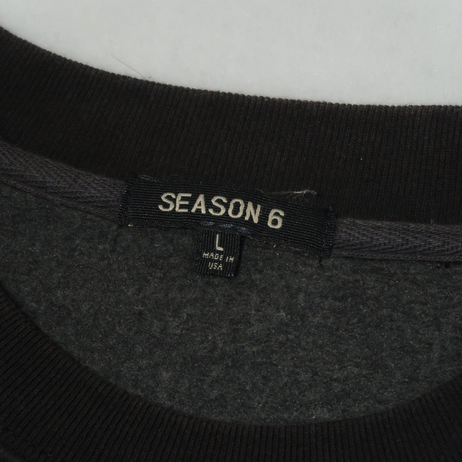 Yeezy Yeezy Season 6 Crewneck Sweatshirt Dark Grey Size US L / EU 52-54 / 3 - 4 Thumbnail