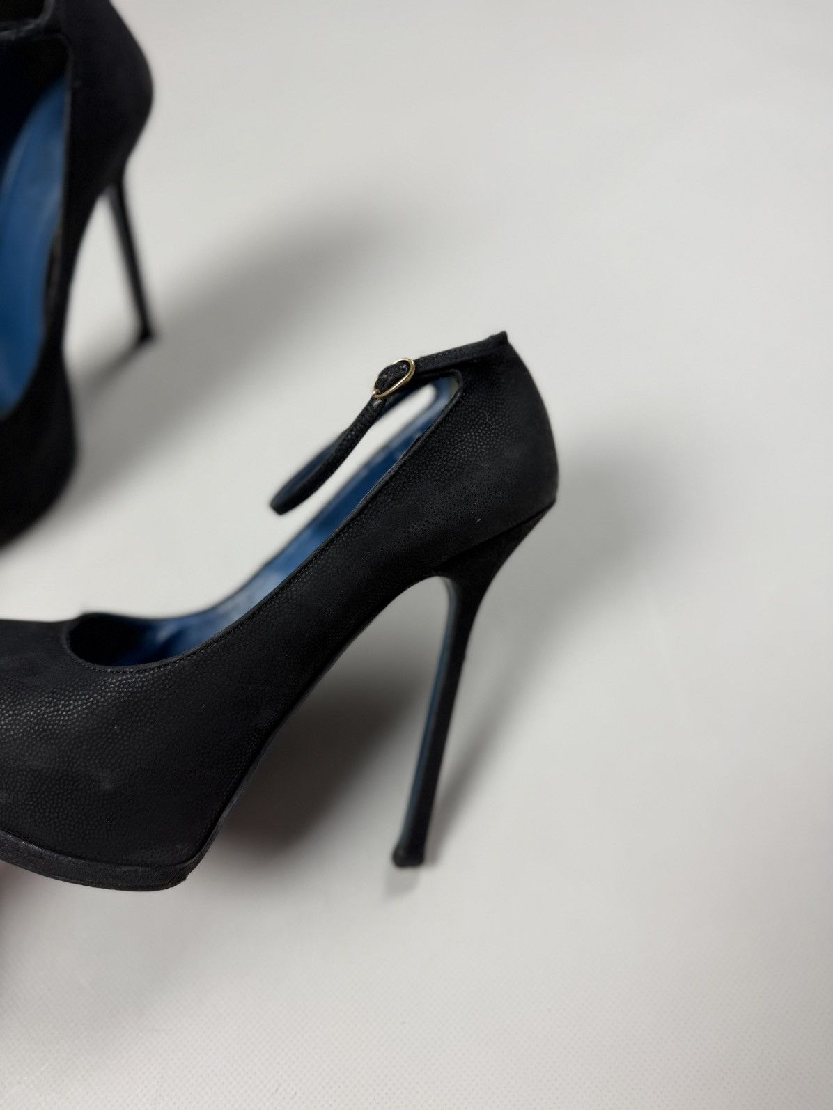 Vintage × Yves Saint Laurent YSL Yves Saint Laurent Vintage Ladies Leather Platform Heels Size US 6.5 / IT 36.5 - 16 Thumbnail