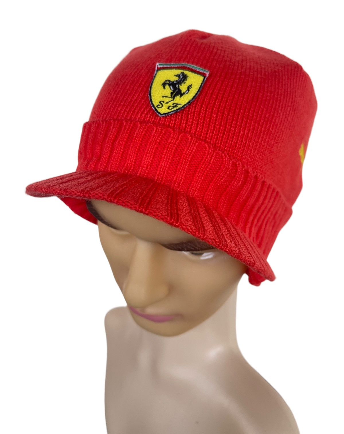 Ferrari × Puma Scuderia Ferrari X Puma Racing Knitted Visor Hats Size ONE SIZE - 5 Thumbnail