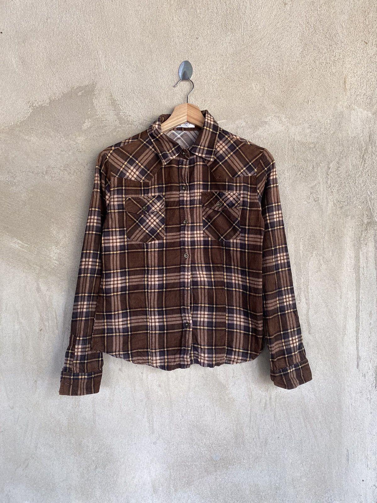 Flannel × Japanese Brand Japanese Brand J Honey Plaid Tartan Flannel Shirt Size XS / US 0-2 / IT 36-38 - 2 Thumbnail