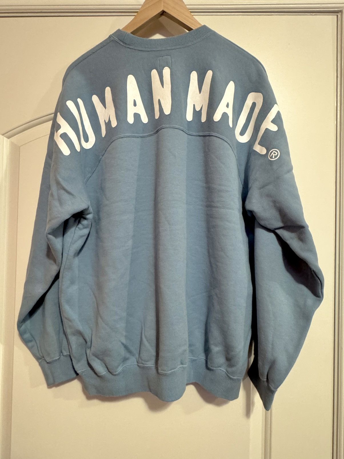 Human Made Human Made Dry Alls Raglan Light Blue Sweatshirt Size XL Size US XL / EU 56 / 4 - 2 Thumbnail