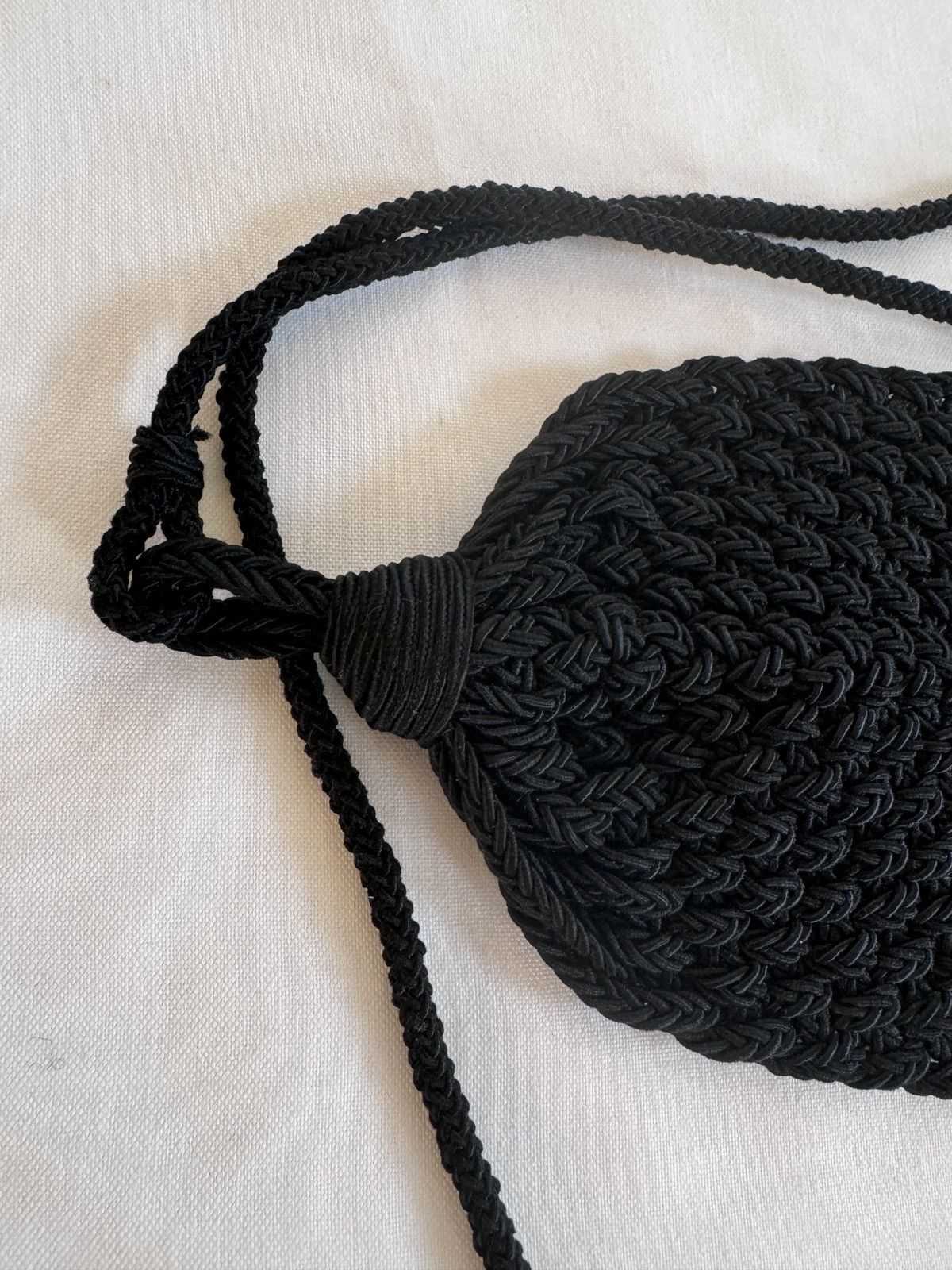 Prada VTG Prada Milano Handmade Crochet Cummerbund Tux Belt Knit Size ONE SIZE - 6 Thumbnail