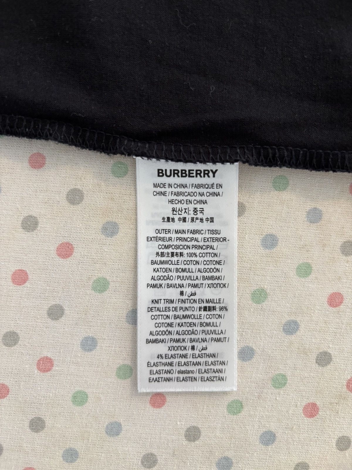 Burberry Burberry Logo Cotton T Shirt Size US S / EU 44-46 / 1 - 4 Thumbnail