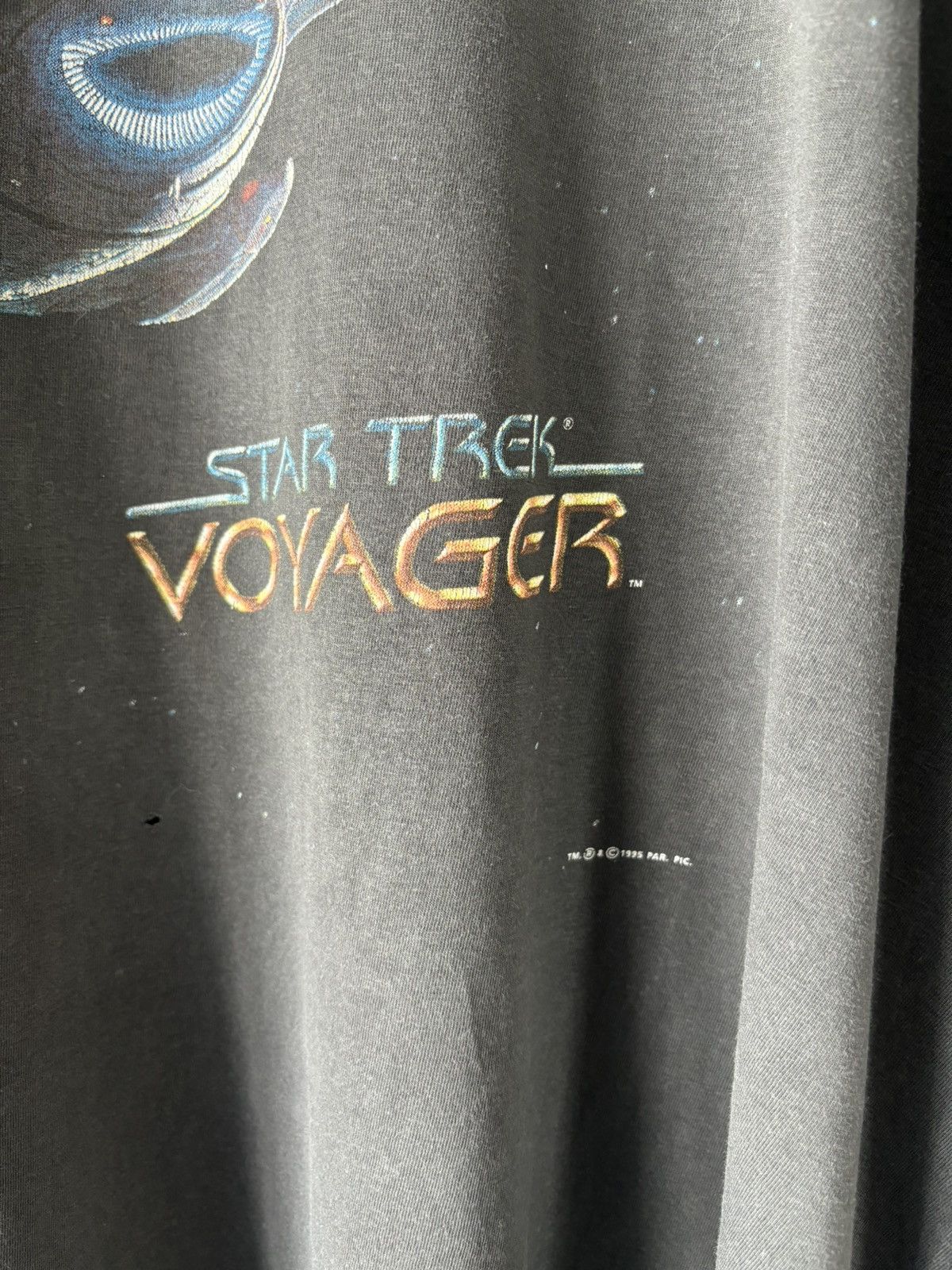Star Wars Faded Star Trek Voyager 1995 Official Tee Size US XL / EU 56 / 4 - 3 Thumbnail