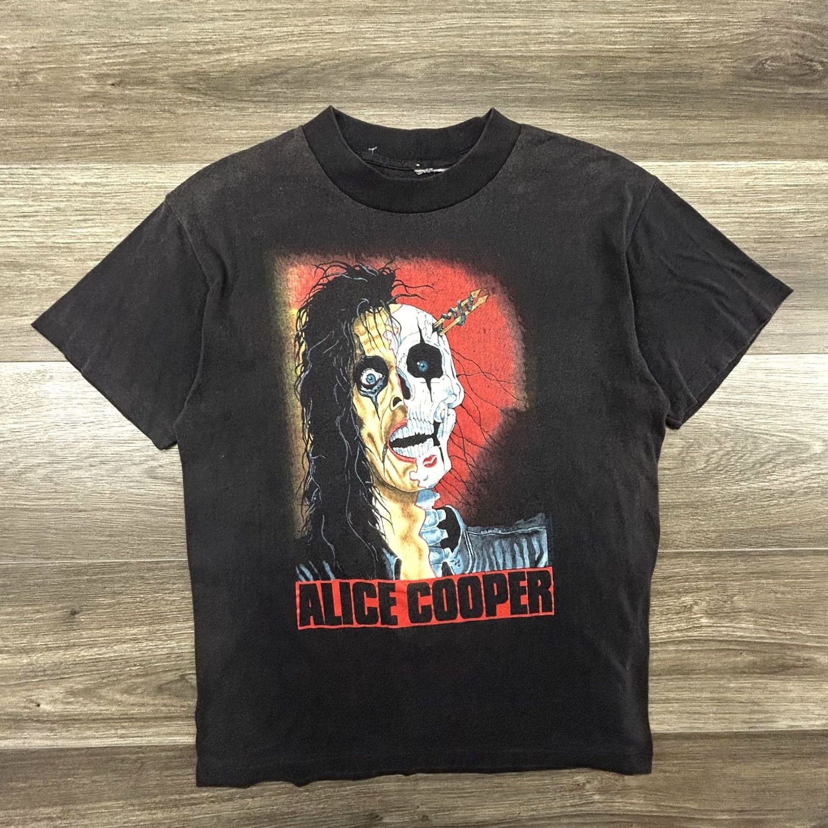 Vintage Vintage Alice Cooper Shirt Mens Small Black Trash Single Stitch Made USA 1989 Size US S / EU 44-46 / 1 - 2 Thumbnail