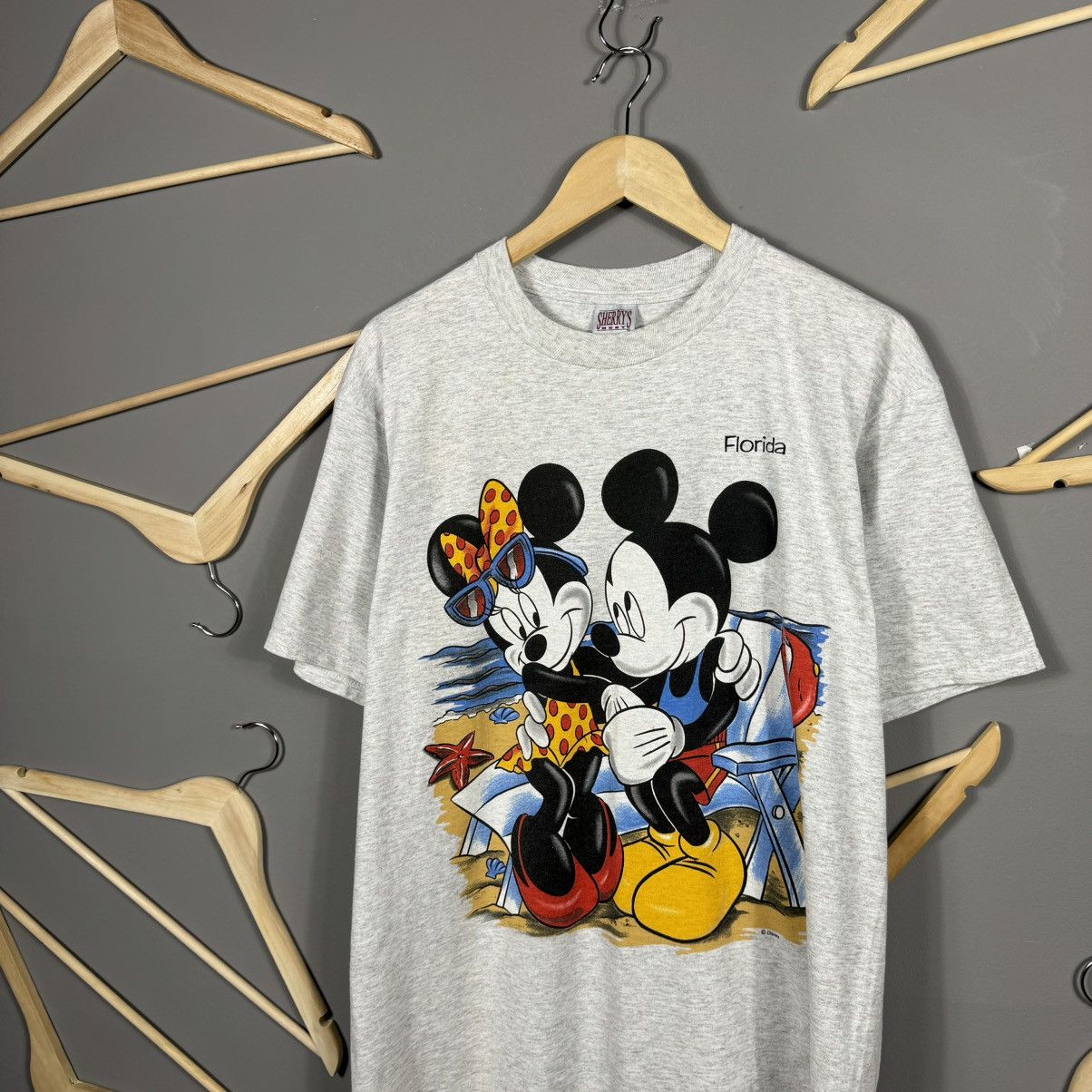 Disney × Mickey Mouse × Vintage Sherry’s Best Florida Mickey Mouse Vacation Graphic T-Shirt Size US L / EU 52-54 / 3 - 2 Thumbnail