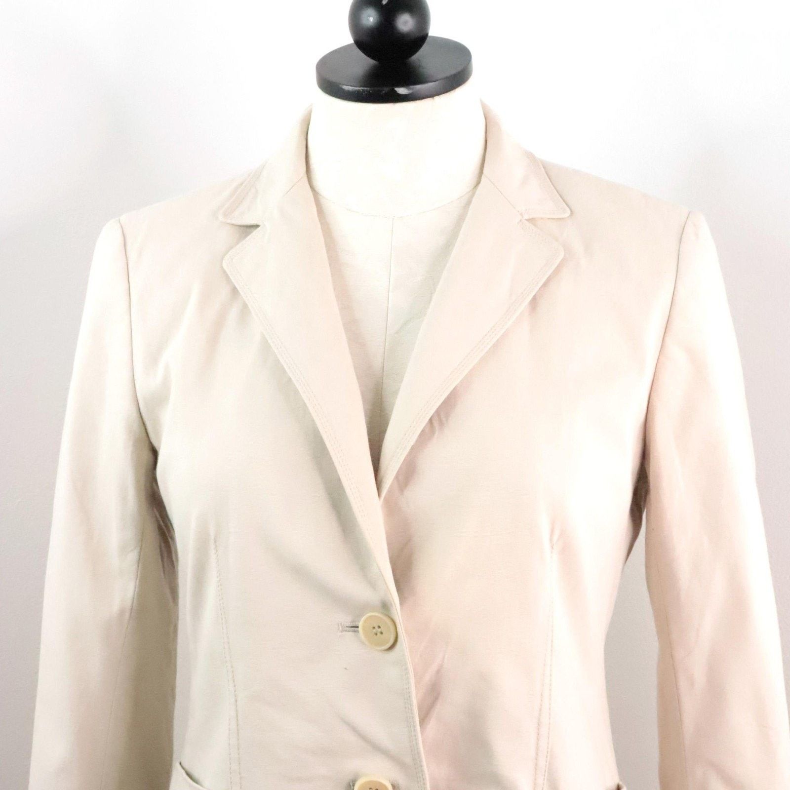 Theory Theory Women’s Beige Blazer Size 6 Tailored Jacket Size M / US 6-8 / IT 42-44 - 4 Thumbnail