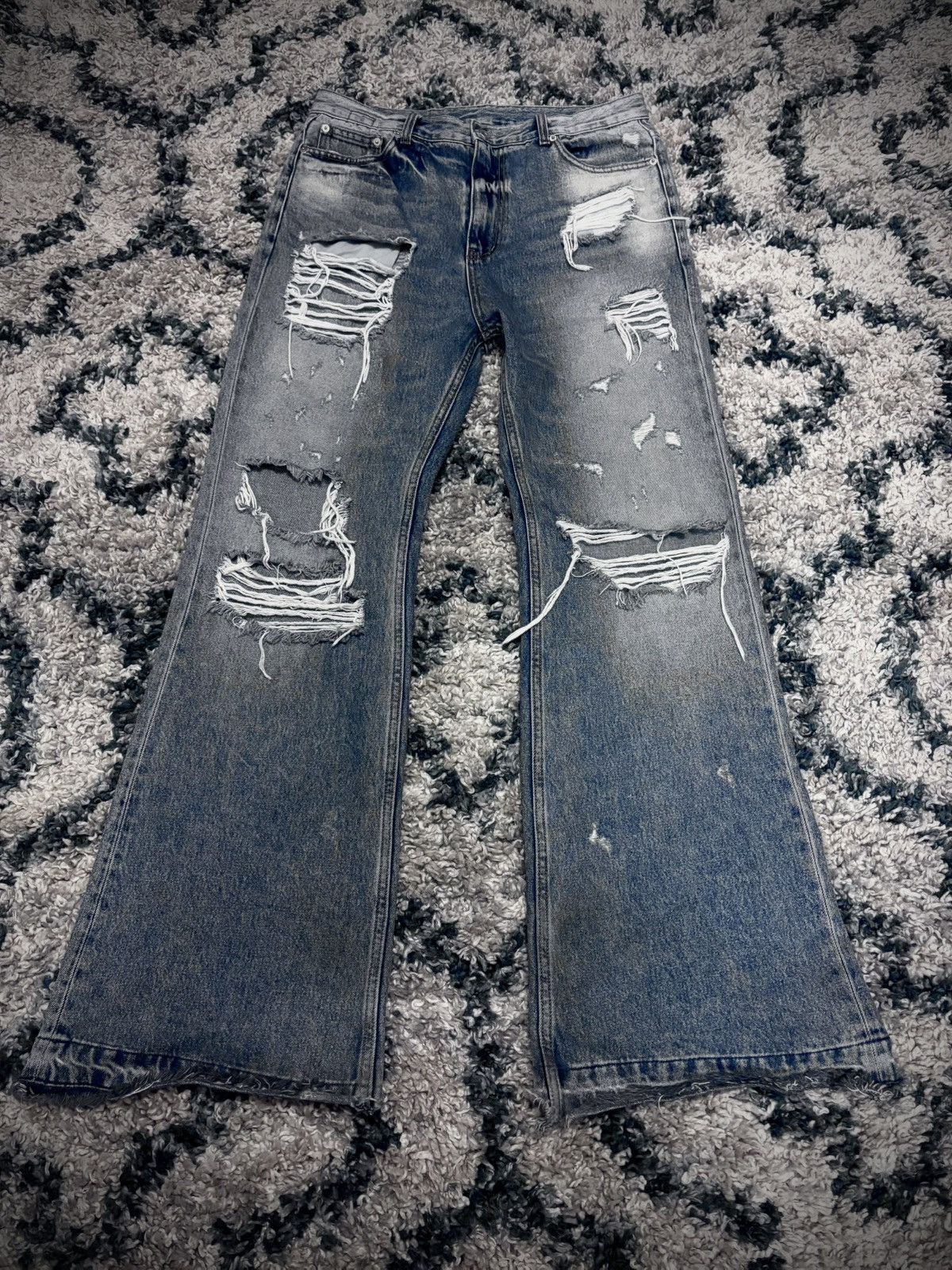 パンツ EMOSTANCECLUB Baggy Flare Jeans Emostanceclub wide flared jaens 2