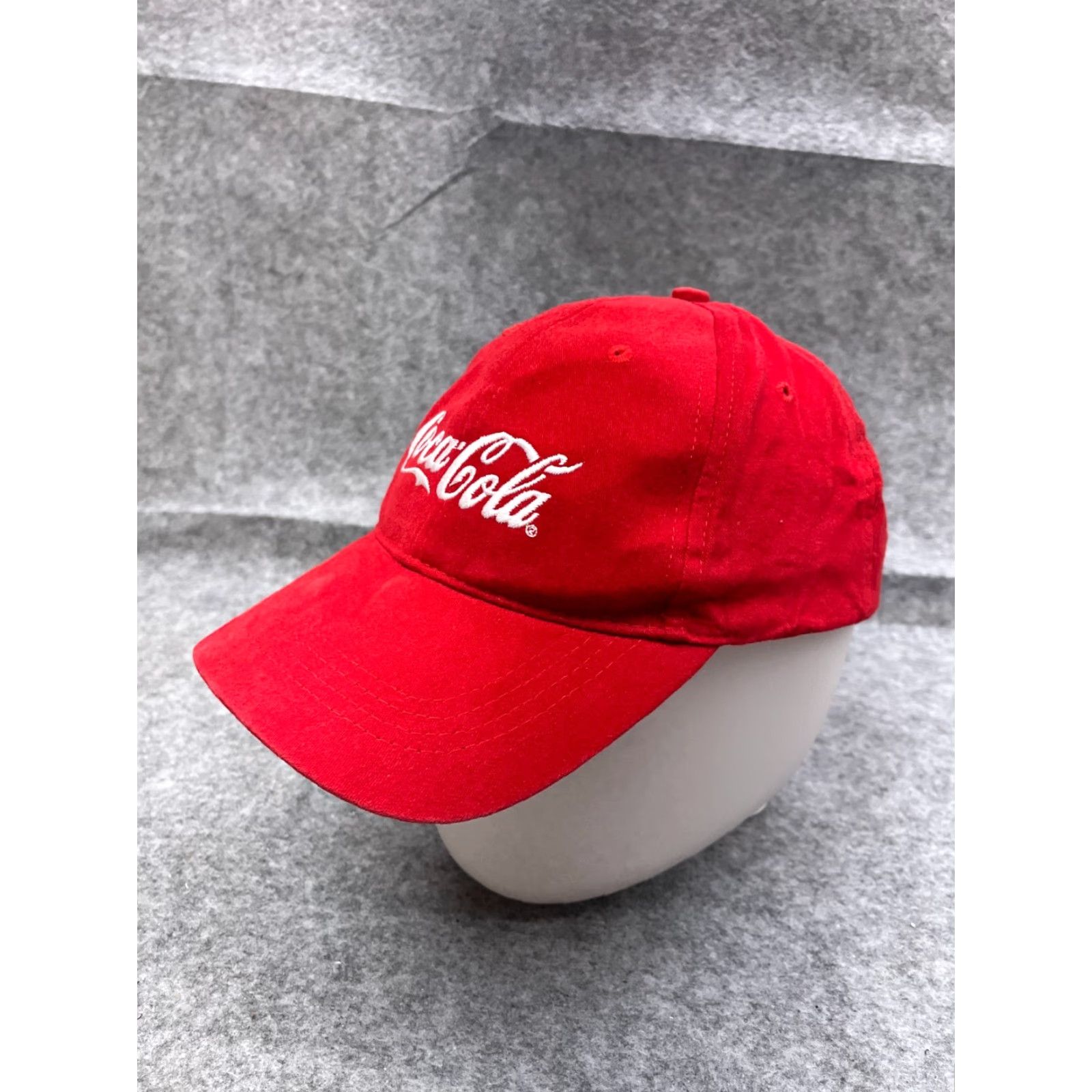 Vintage Coca Cola Quake City Caps Hat Strap Back Adult One Size Red 100% Cotton Size ONE SIZE - 4 Thumbnail