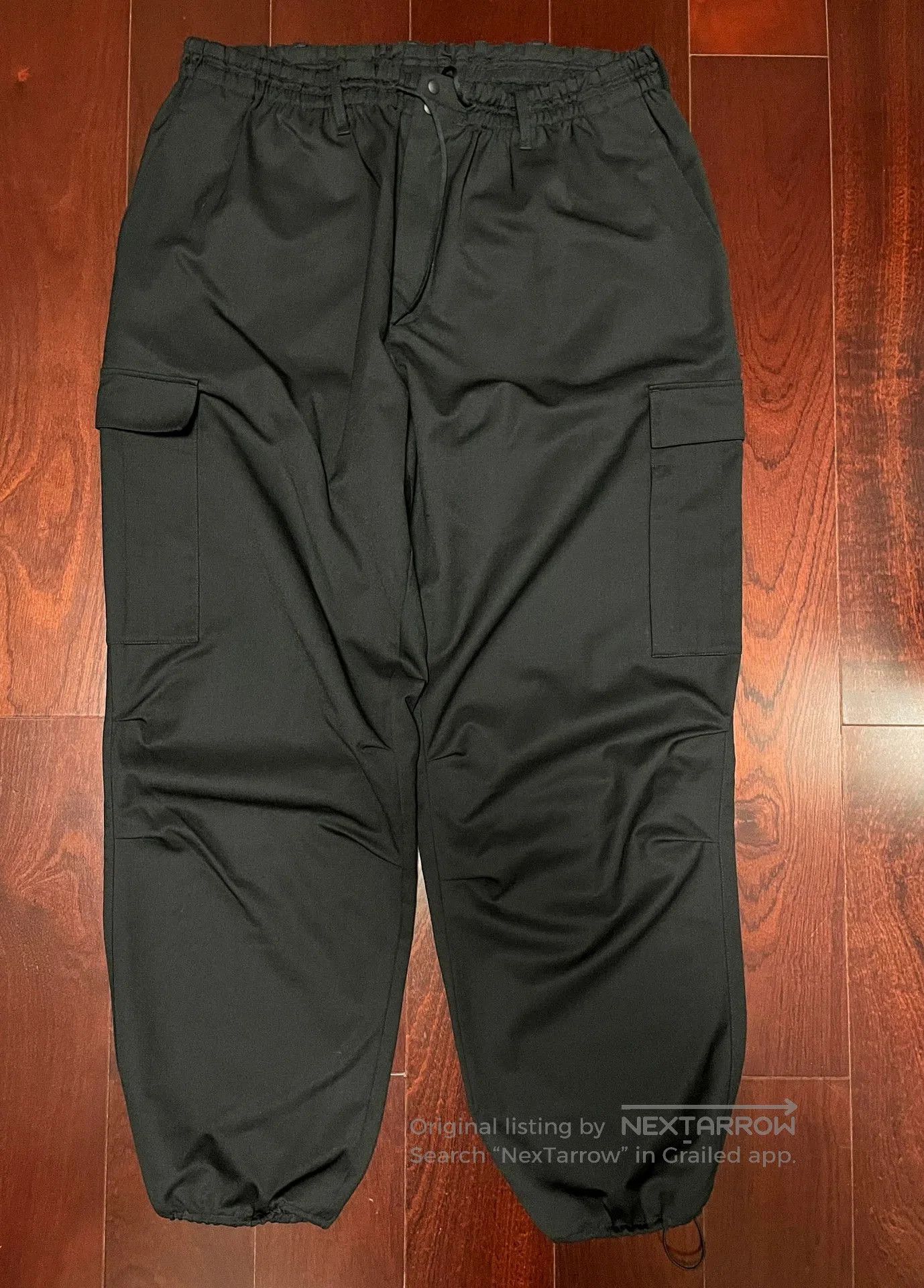 Y-3 Y-3 Loose Wool Pants in Black. Size US 32 / EU 48 - 1 Thumbnail