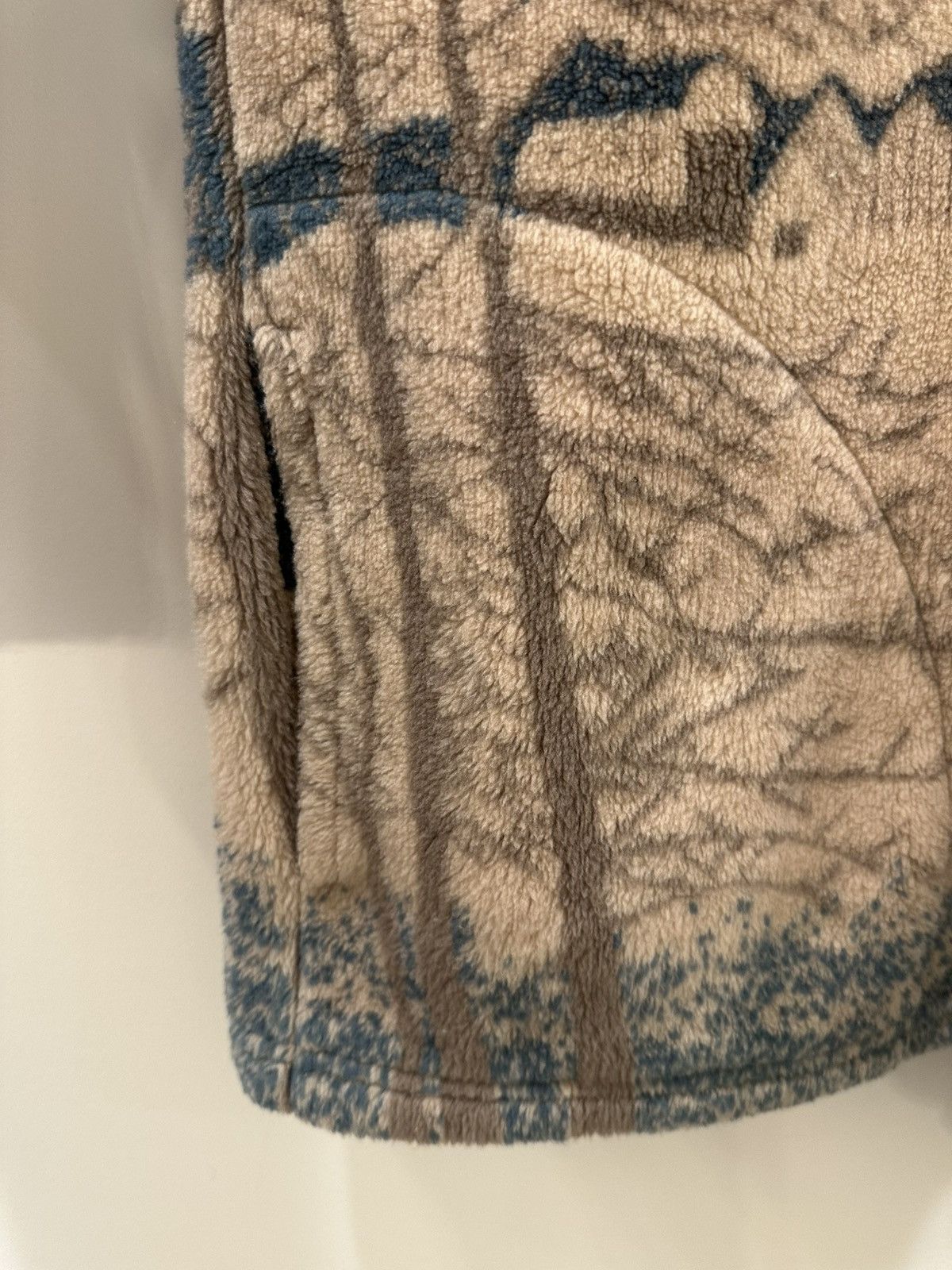 Vintage Vintage Fleece 90s George Vine Landscape AOP Size Large Size US L / EU 52-54 / 3 - 3 Thumbnail